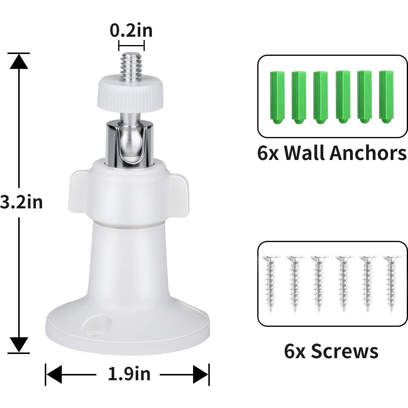 Soporte de Pared Ajustable StartVision para Cámaras Arlo - 2 Piezas