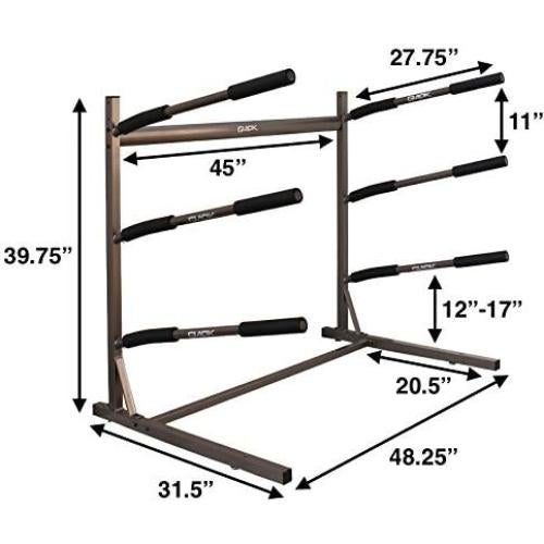 Soporte de Almacenamiento para Paddleboards Glacik 3 Soportes