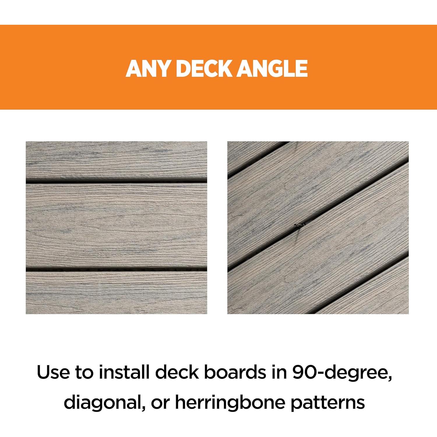 Clips Ocultos para Deck CAMO 90 Unidades - Instalación Rápida