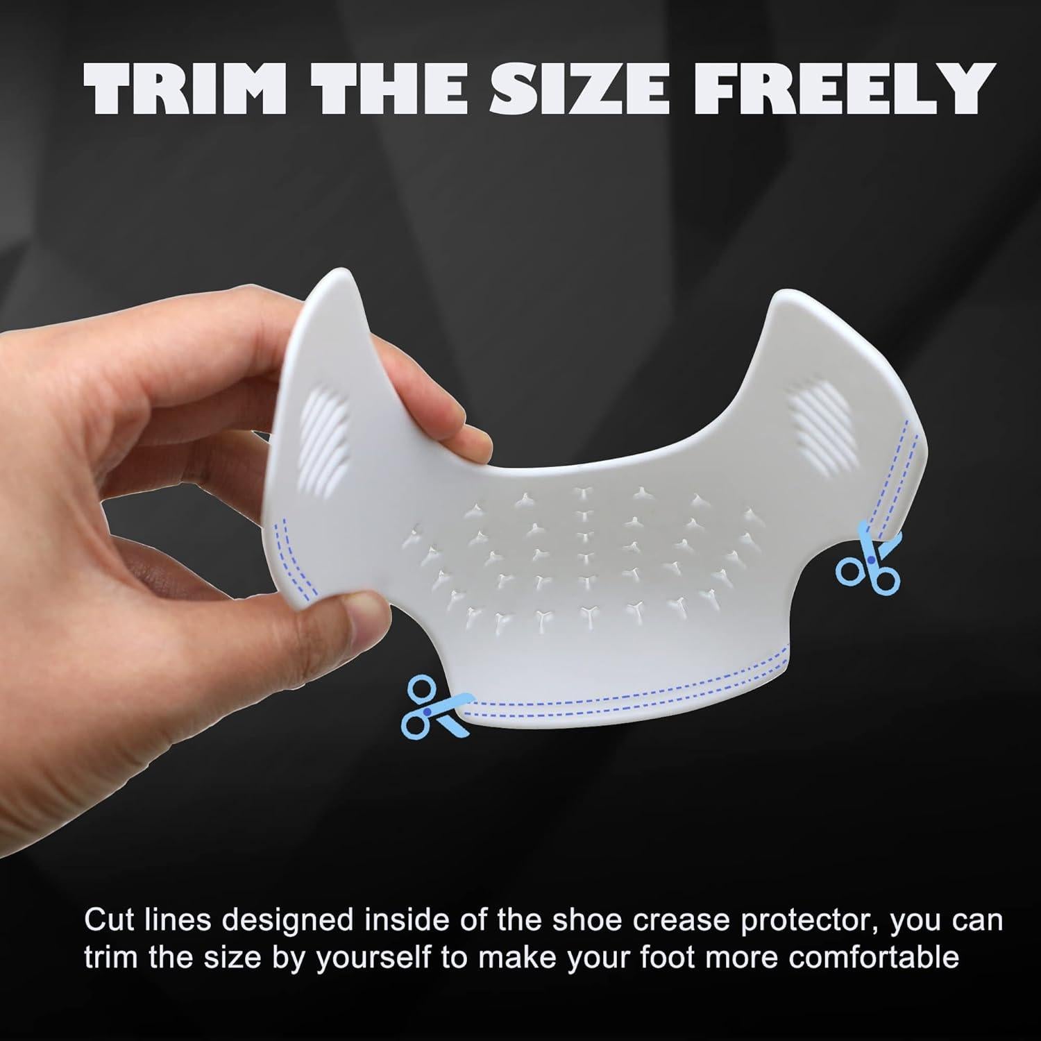 6 Protectores de Pliegues para Zapatos TUPEED - Tamaño 5-9