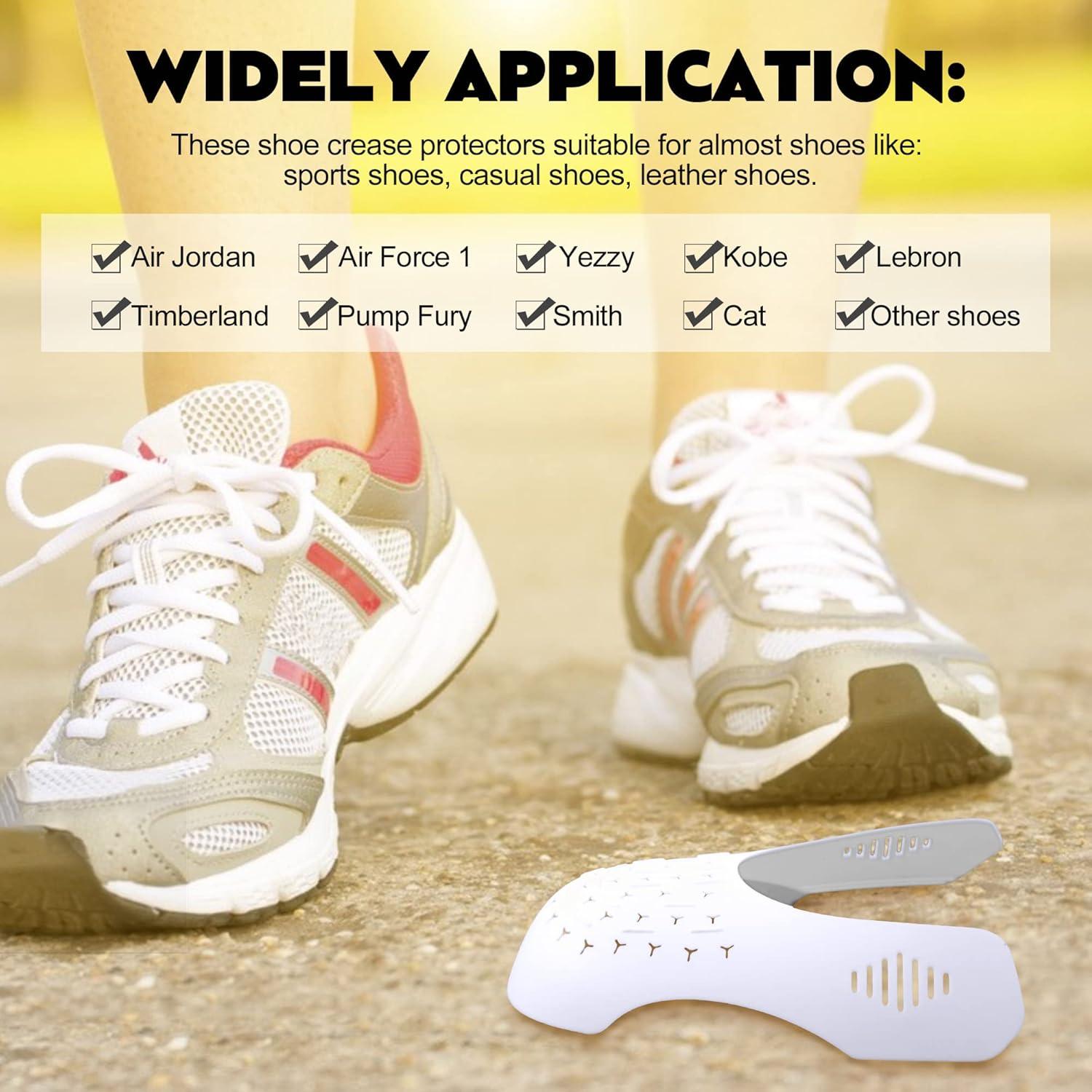6 Protectores de Pliegues para Zapatos TUPEED - Tamaño 5-9