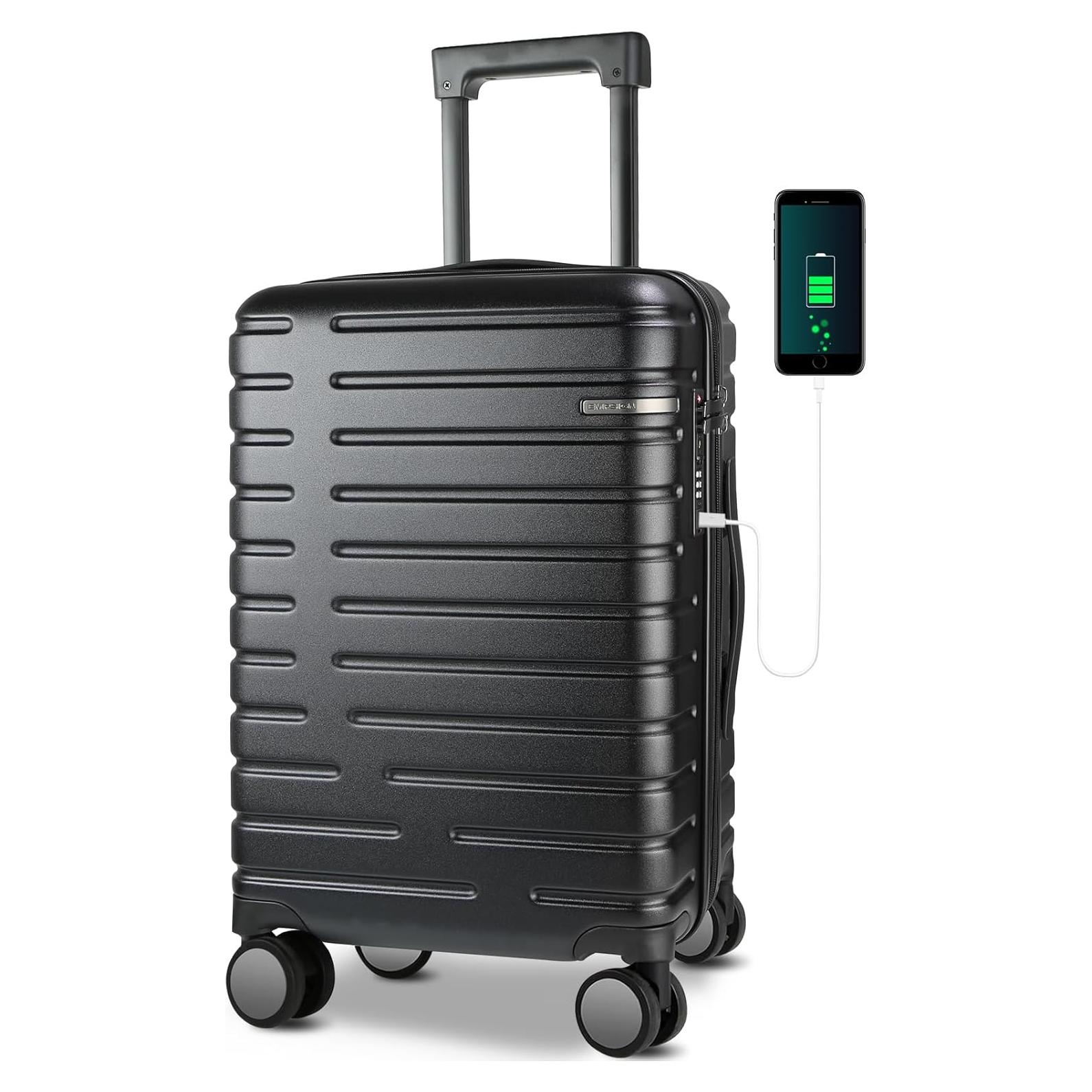 Maleta de Mano EMPSIGN 50.8 cm con Ruedas y Cerradura TSA