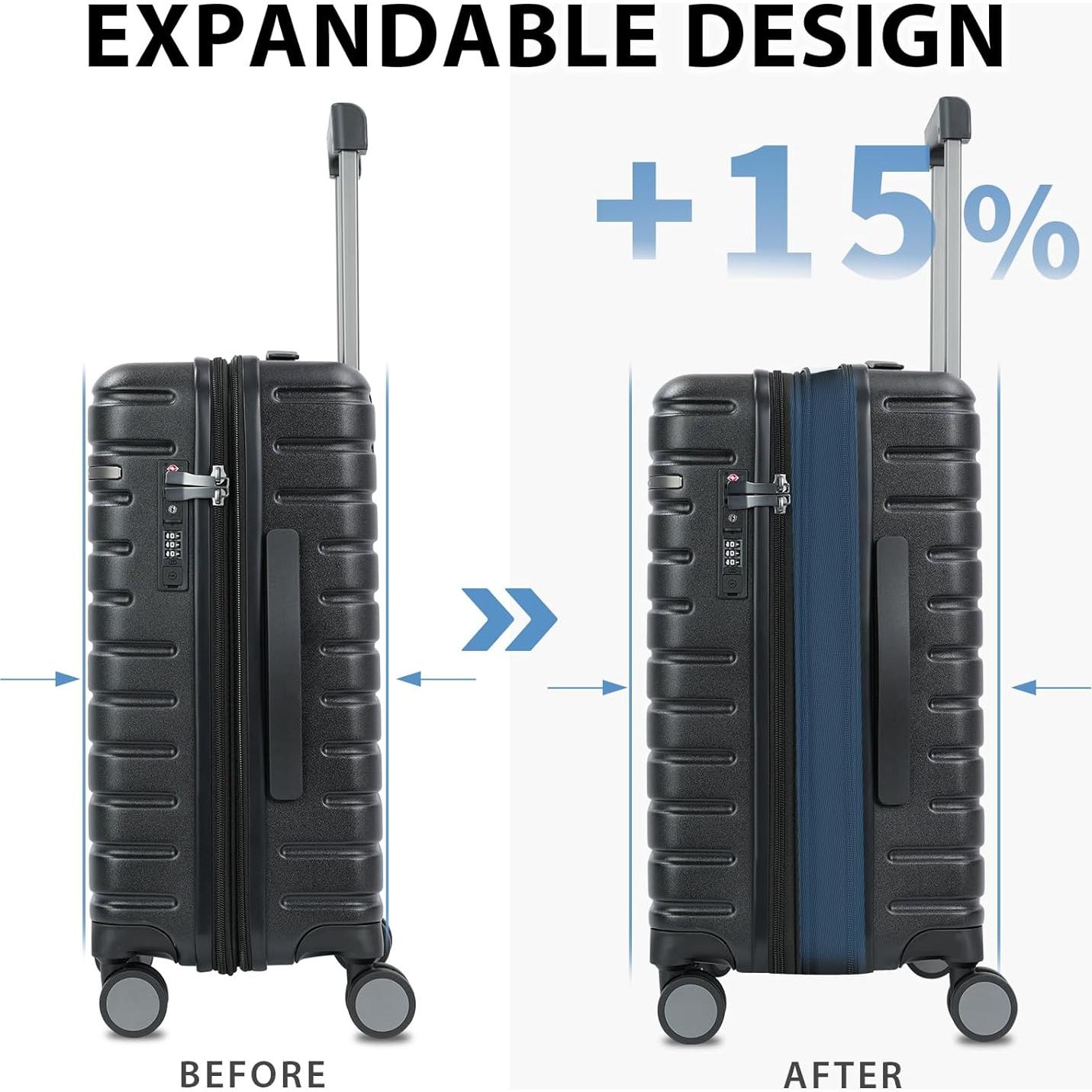 Maleta de Mano EMPSIGN 50.8 cm con Ruedas y Cerradura TSA