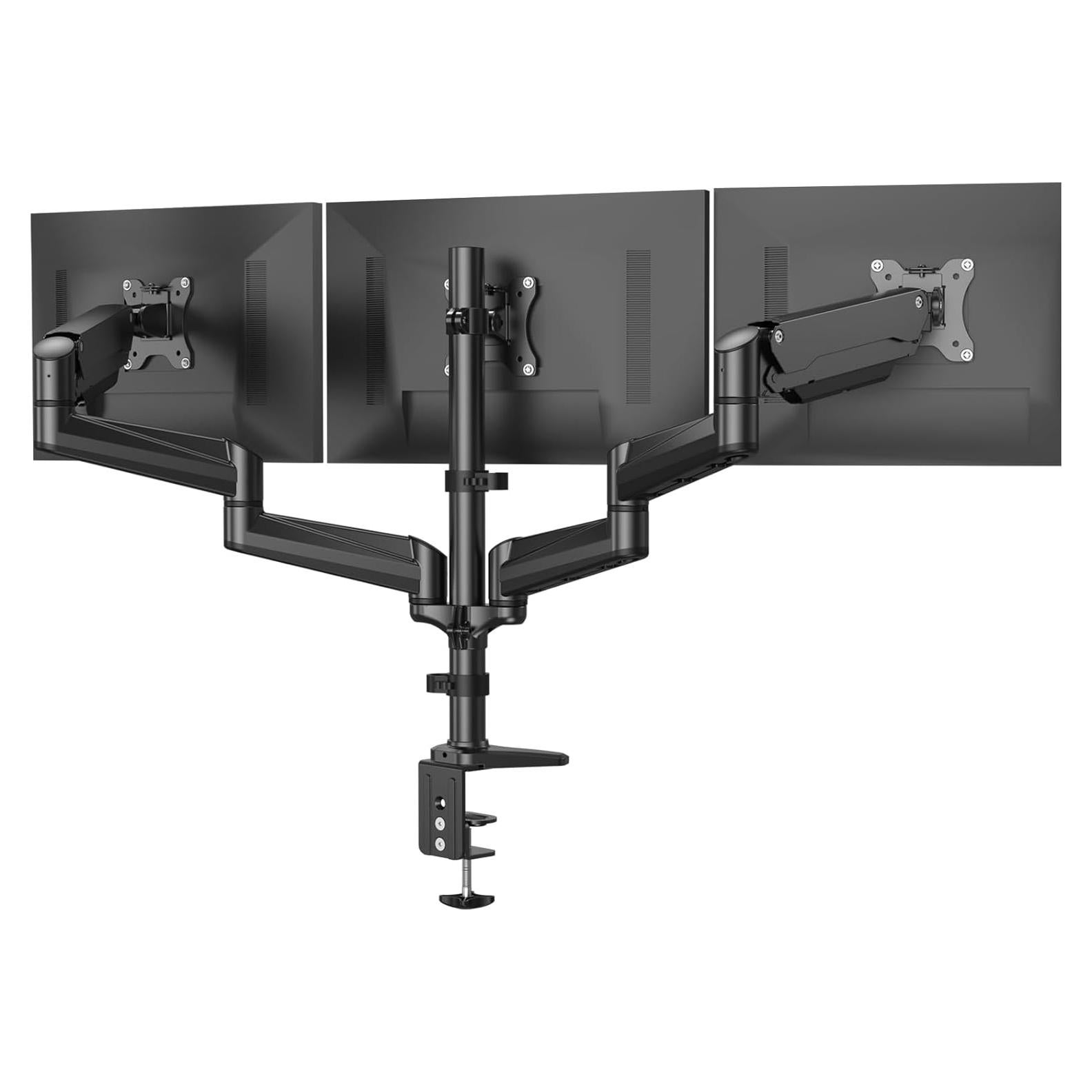 Soporte Triple para Monitores HUANUO HNTS3B 17-32" Ajustable