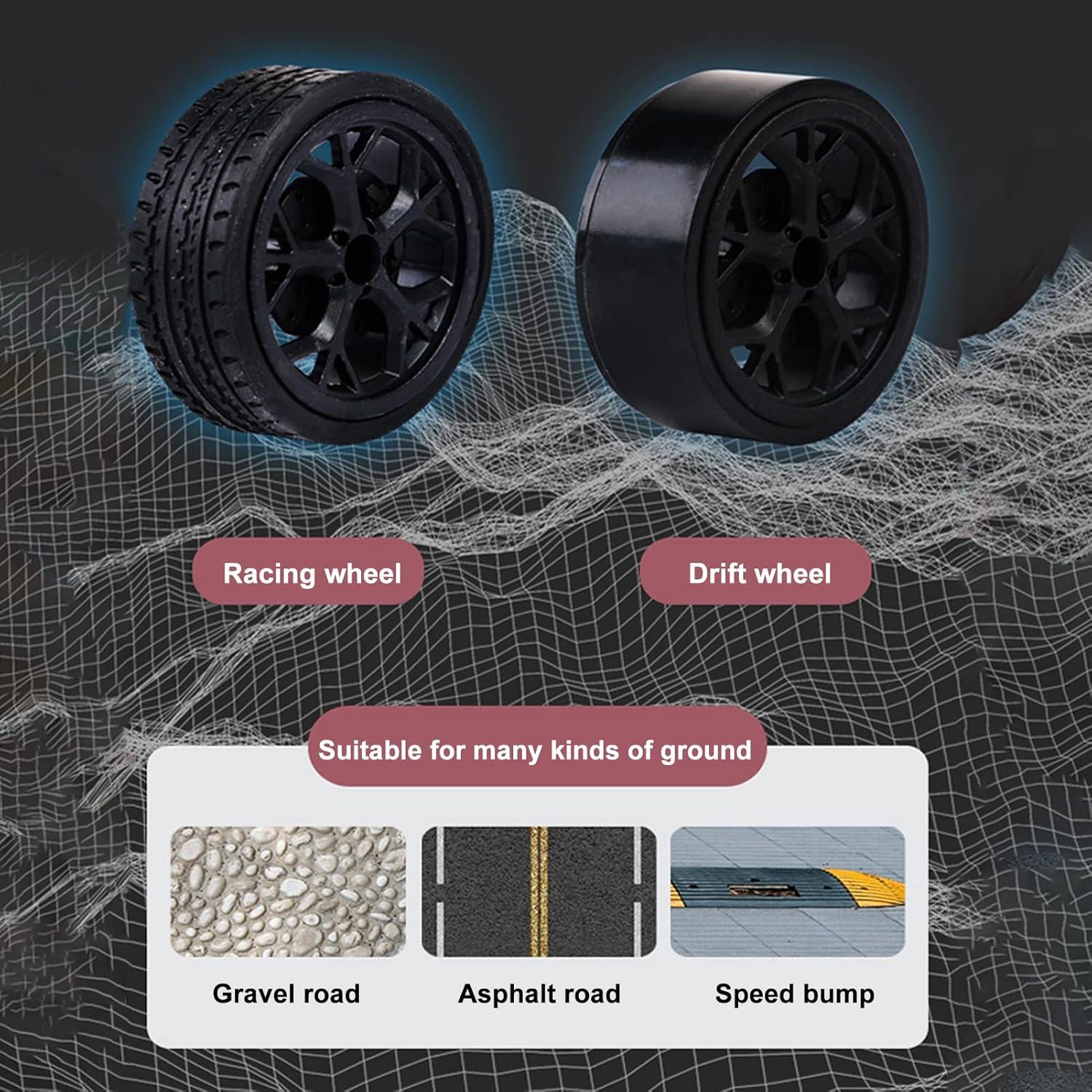 Coche RC Hylukon 8006 1:14 20 KM/H con Iluminación Verde