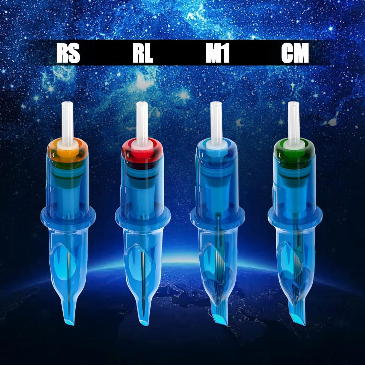 Agujas de Tatuaje Poseidon V3 Cartucho 30pcs Mixto Esterilizadas