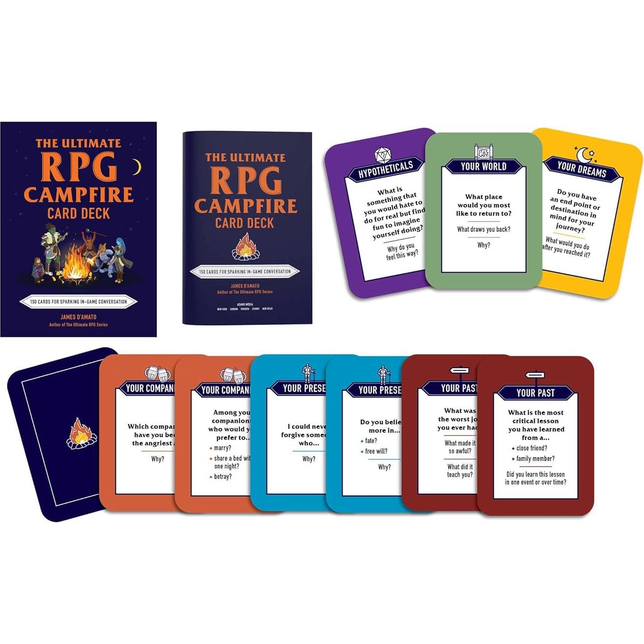 The Ultimate RPG Campfire Card Deck: 150 Cards for Sparking In-Game Conversation (Ultimate Role Playing Game Series)