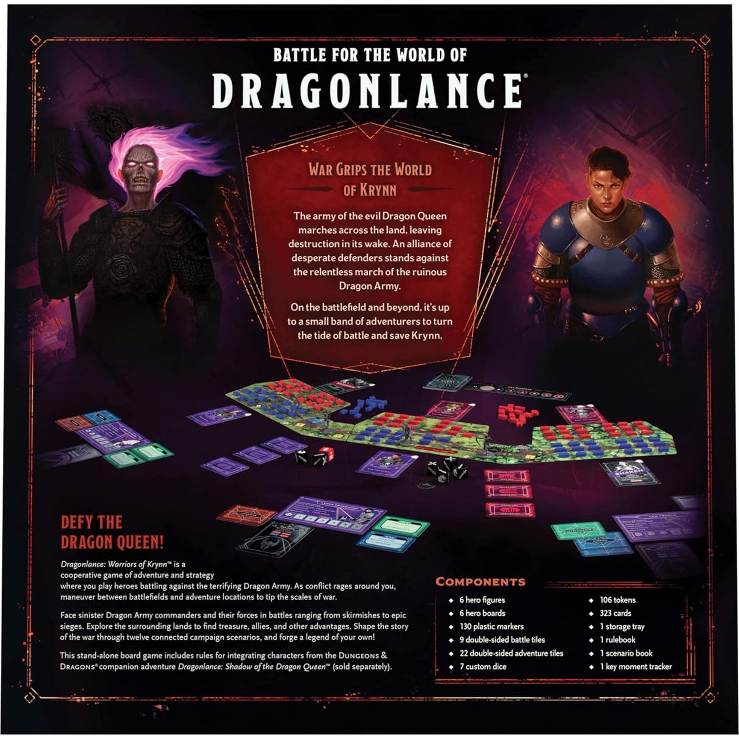 Juego de Mesa Dungeons & Dragons Dragonlance Krynn 3-5 Jugadores