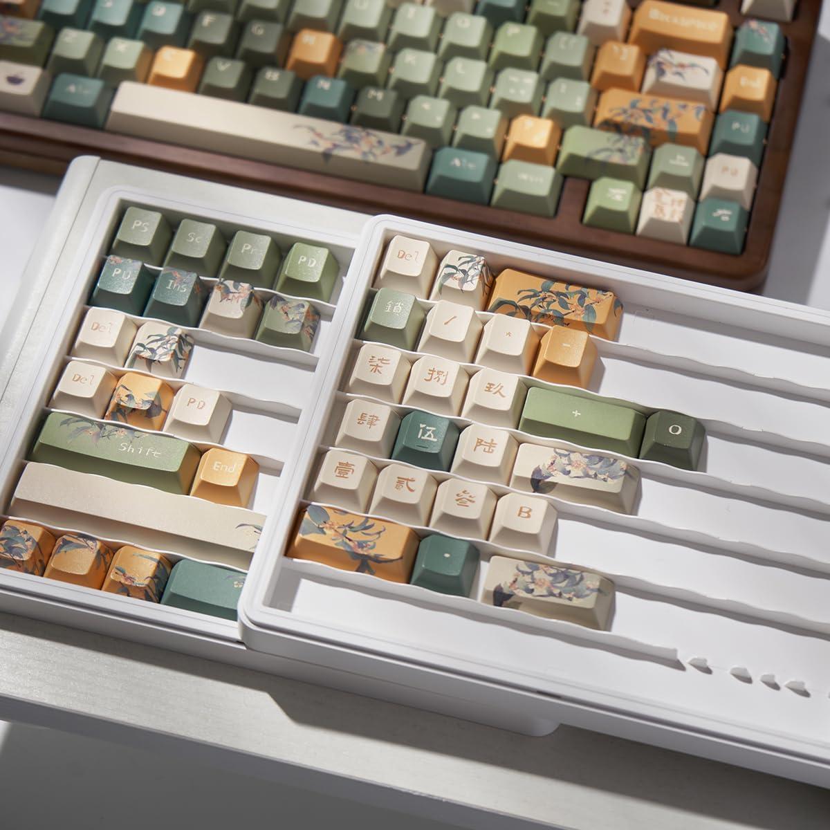 Conjunto de Teclas PBT 152 Teclas Sumgsn Osmanthus Otoño