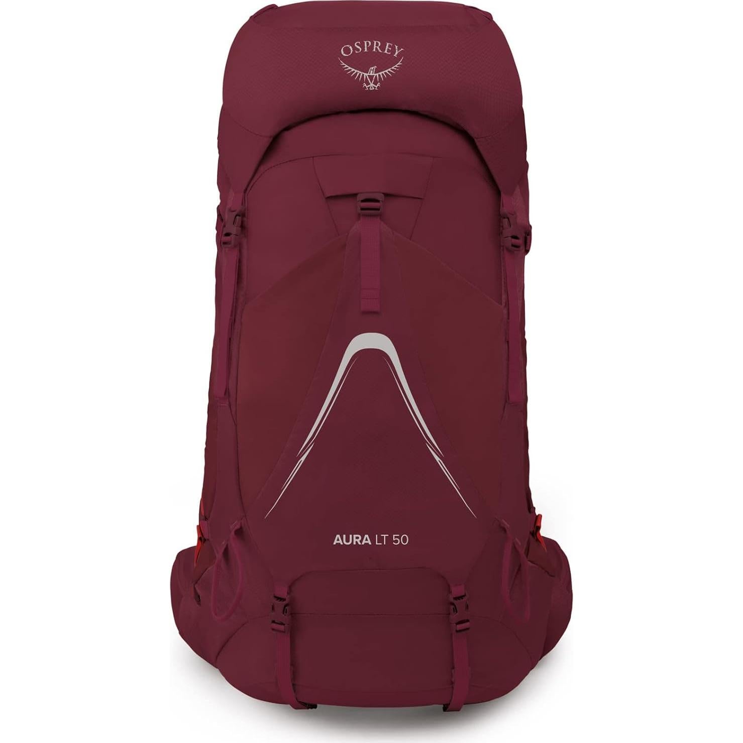 Mochila de senderismo Osprey Aura AG LT 50L para mujeres Púrpura