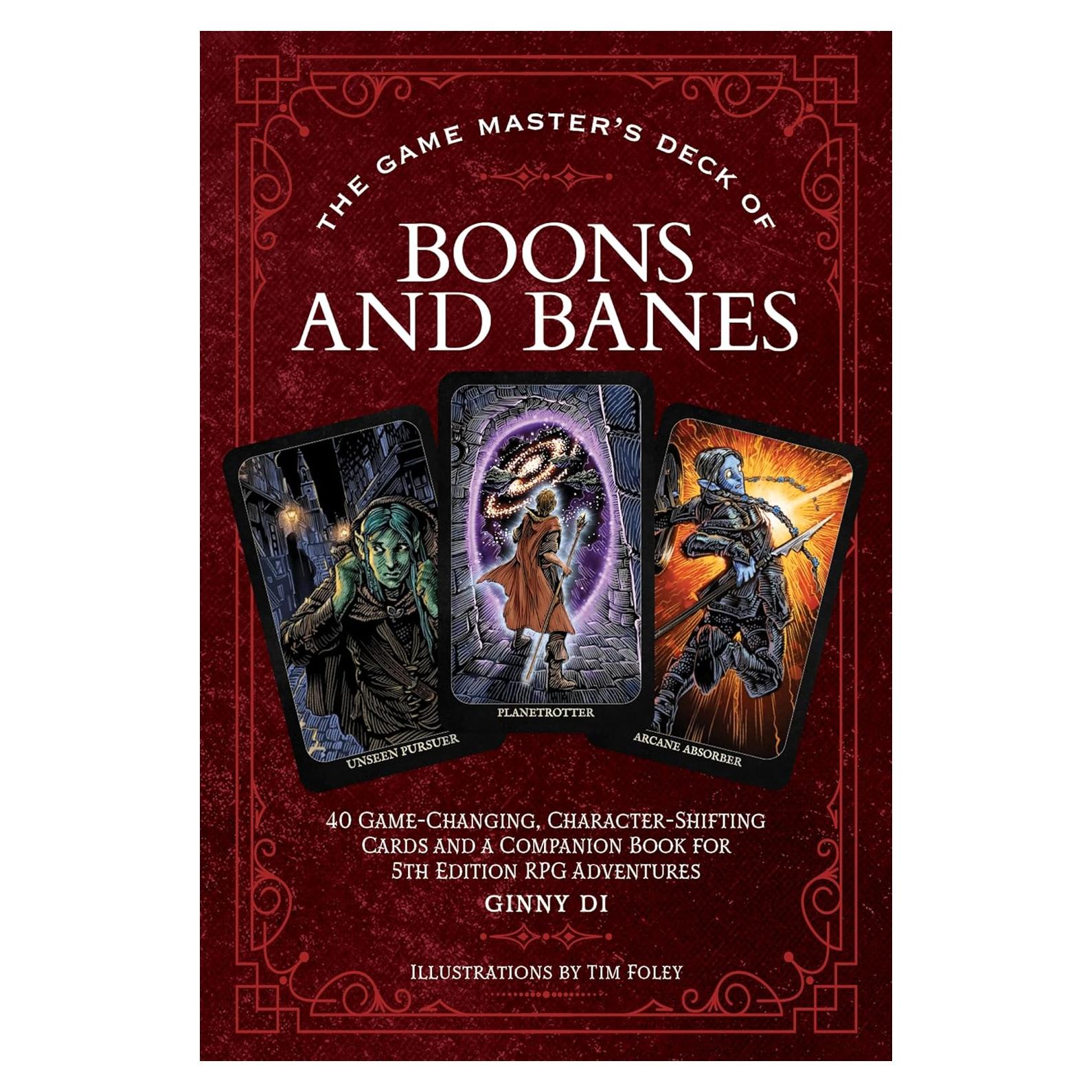 The Game Master's Deck of Boons and Banes: 40 game-changing, character-shifting cards and a companion book for 5th edition RPG adventures (The Game Master Series)