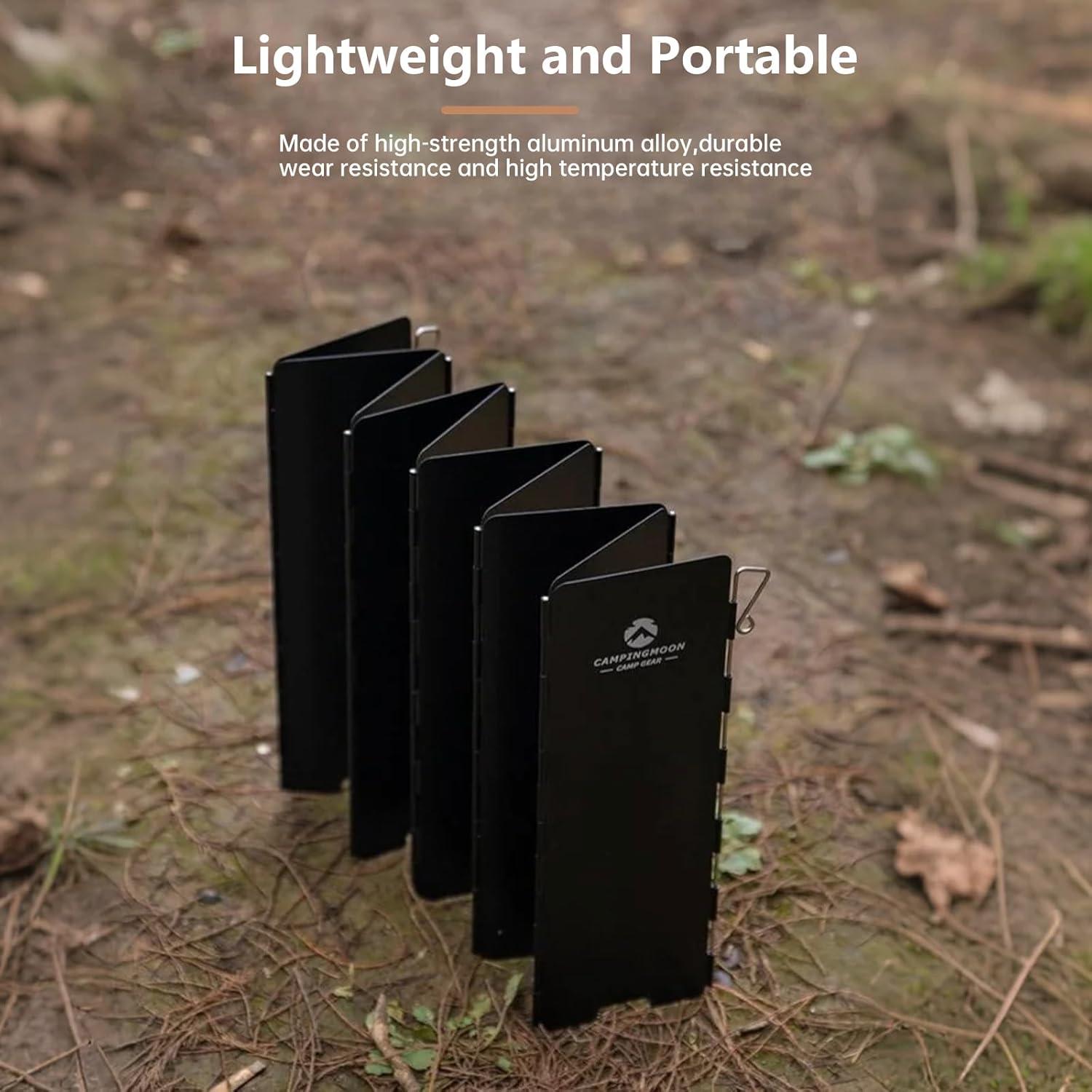 Paraviento Plegable Campingmoon BKYD-8 Aluminio 10 Placas