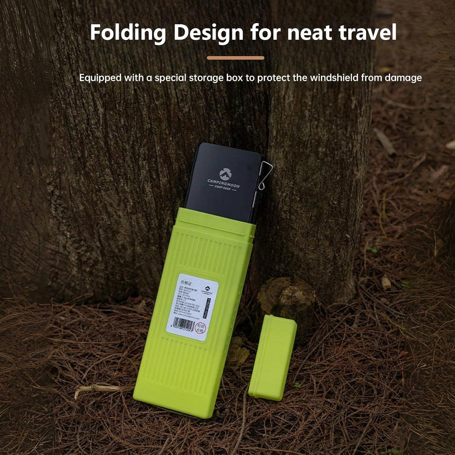 Paraviento Plegable Campingmoon BKYD-8 Aluminio 10 Placas