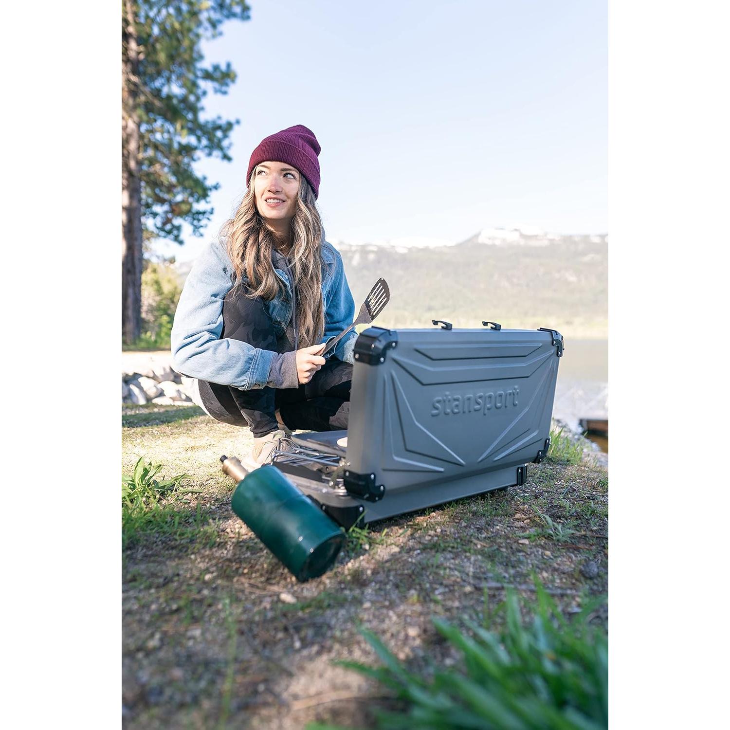 Plancha Antiadherente de Aluminio Stansport 45.72x26.67 cm