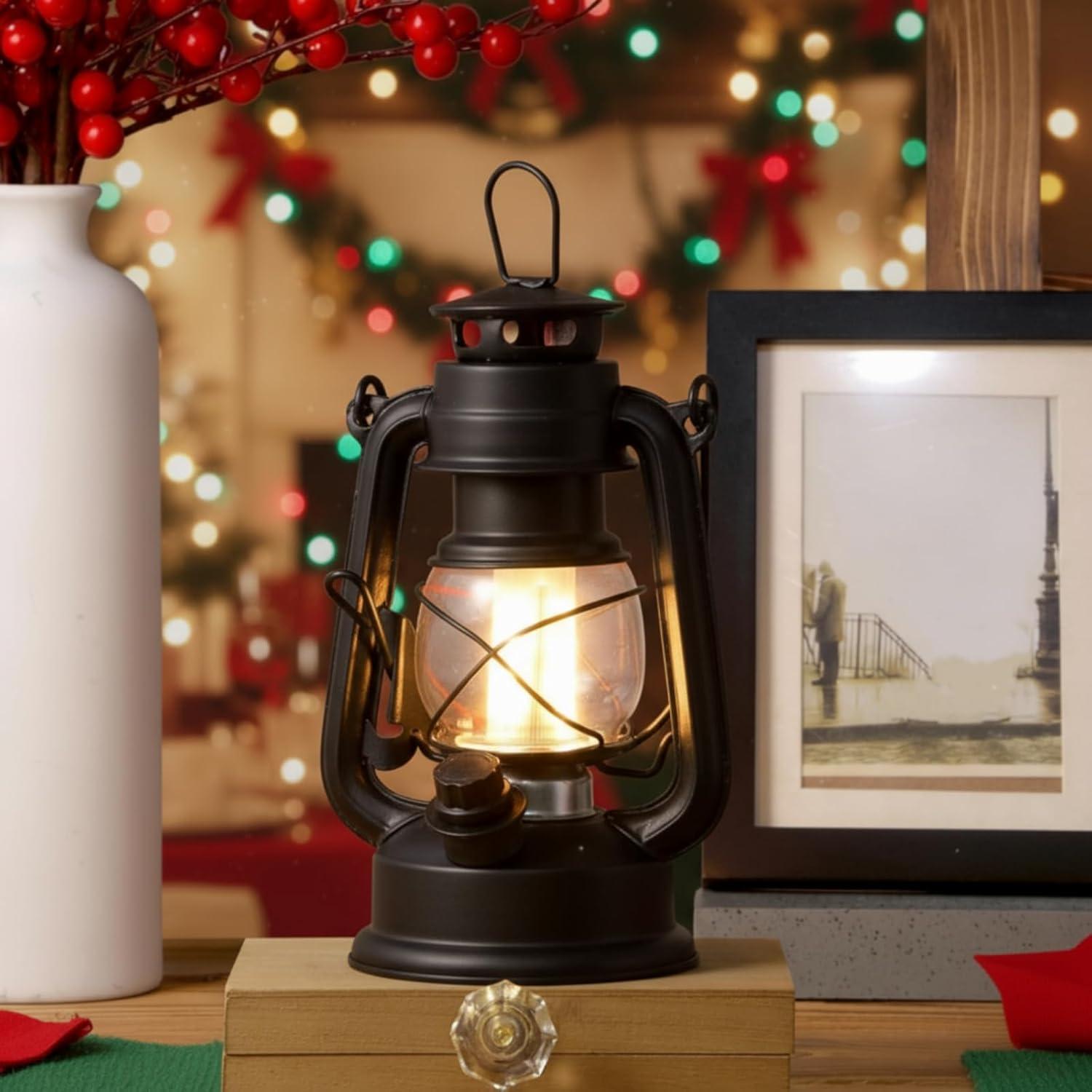 Lámpara de Huracán LED Vintage Hortsun 20.32cm 2 Pcs