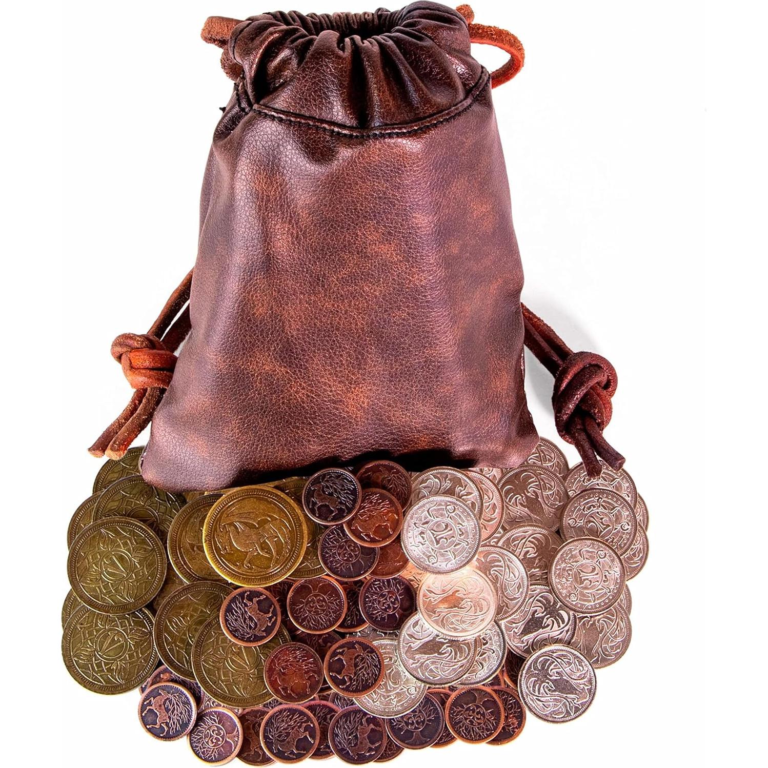 Monedas de Fantasía de Metal Real Brybelly 60 Piezas