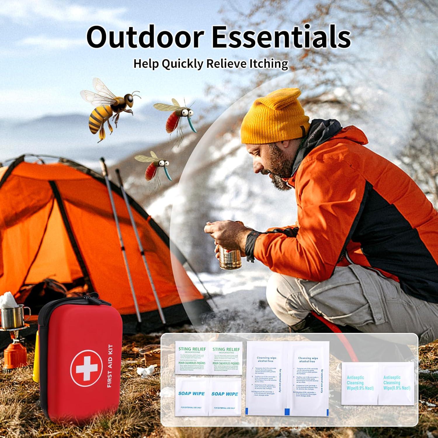 Kit de Primeros Auxilios Pumier Compacto Impermeable 263 Piezas