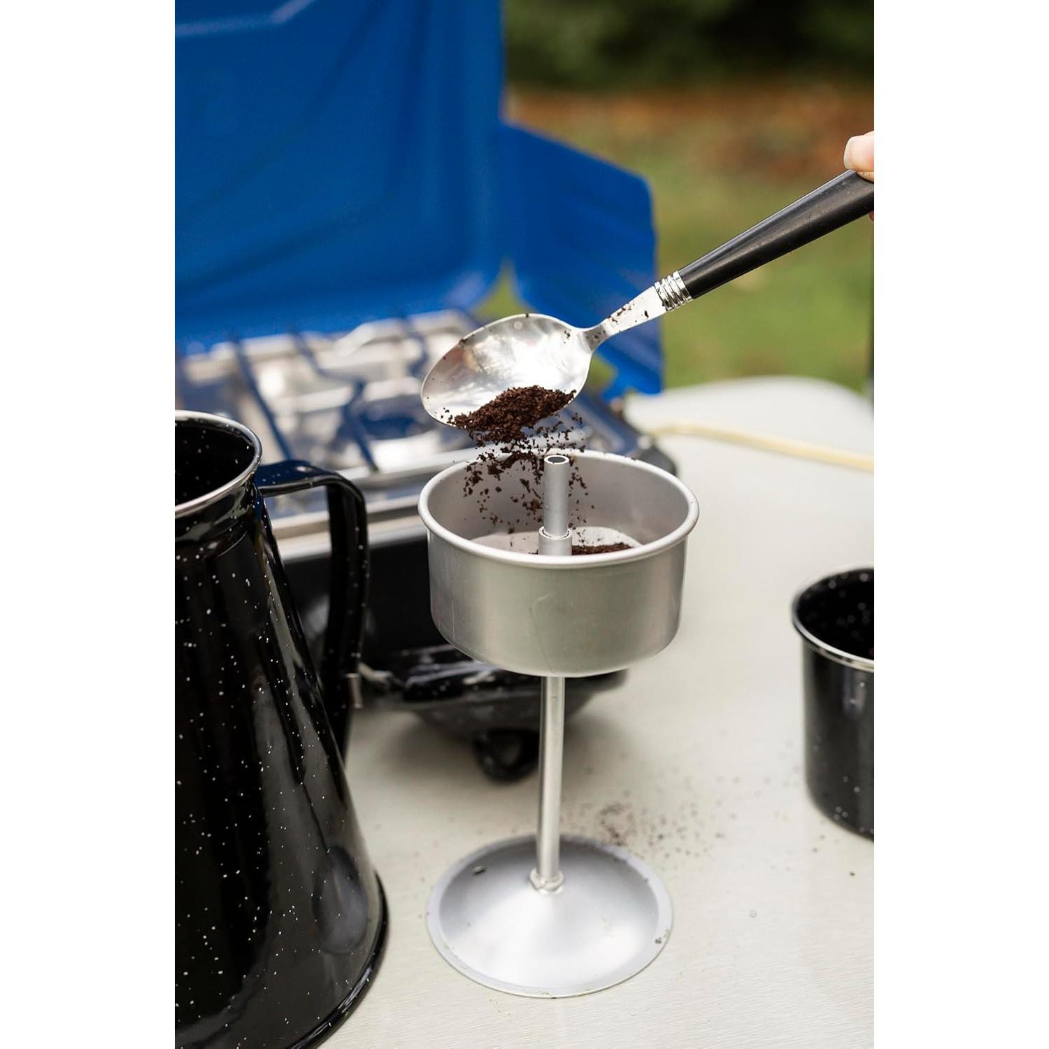 Olla de café percolador Stansport 8 tazas esmaltada