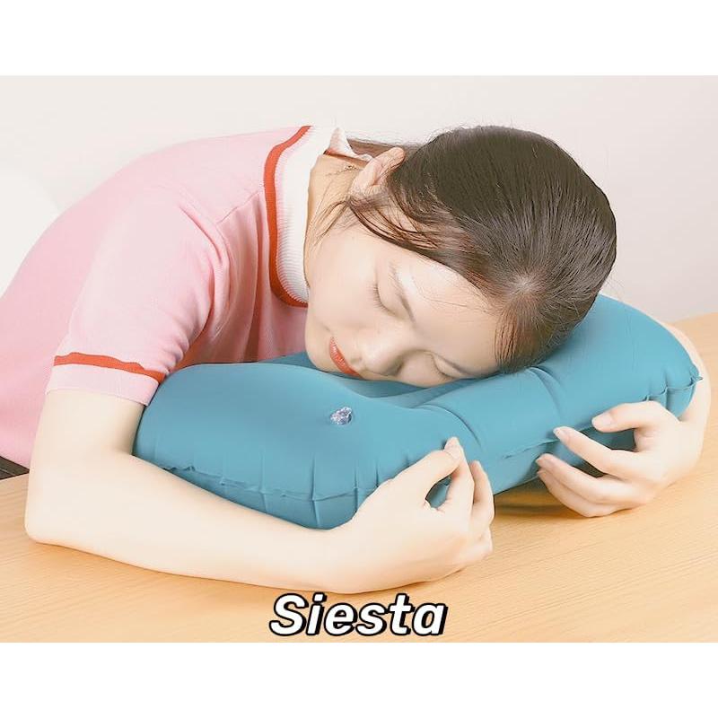 Set de 2 Almohadas Inflables 3BirdsHike para Camping - Negro