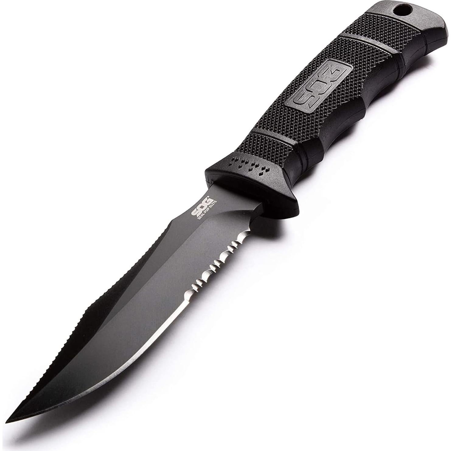 Cuchillo Táctico SOG Seal Pup Elite 12.06 cm con Funda