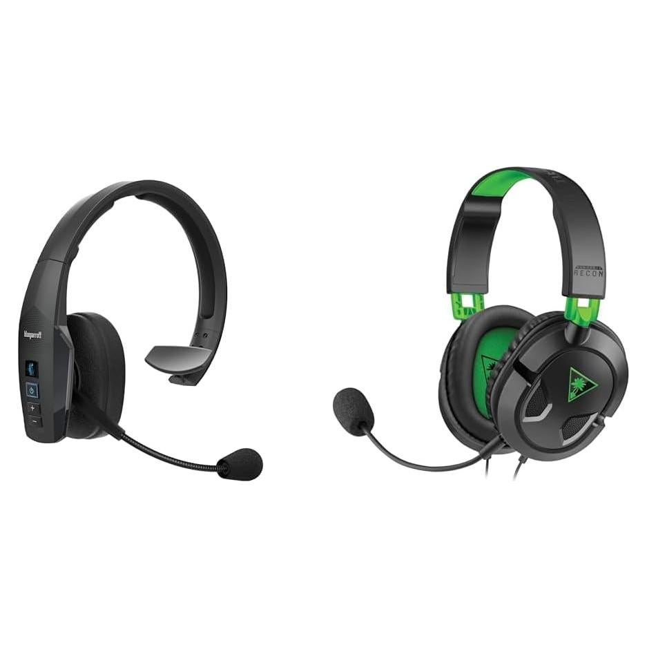 BlueParrott B450-XT Noise Cancelling Bluetooth Headset – Updated Design & Turtle Beach Recon 50 Xbox Gaming Headset for Xbox Series X/S, Xbox One