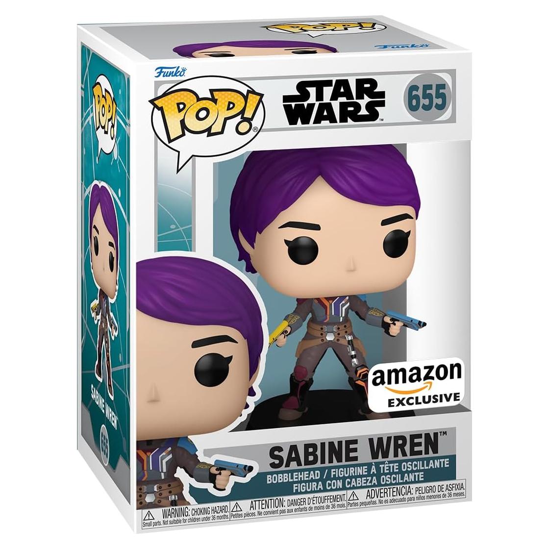 Funko Pop! Star Wars Ahsoka Sabine Wren Brilla en Oscuridad