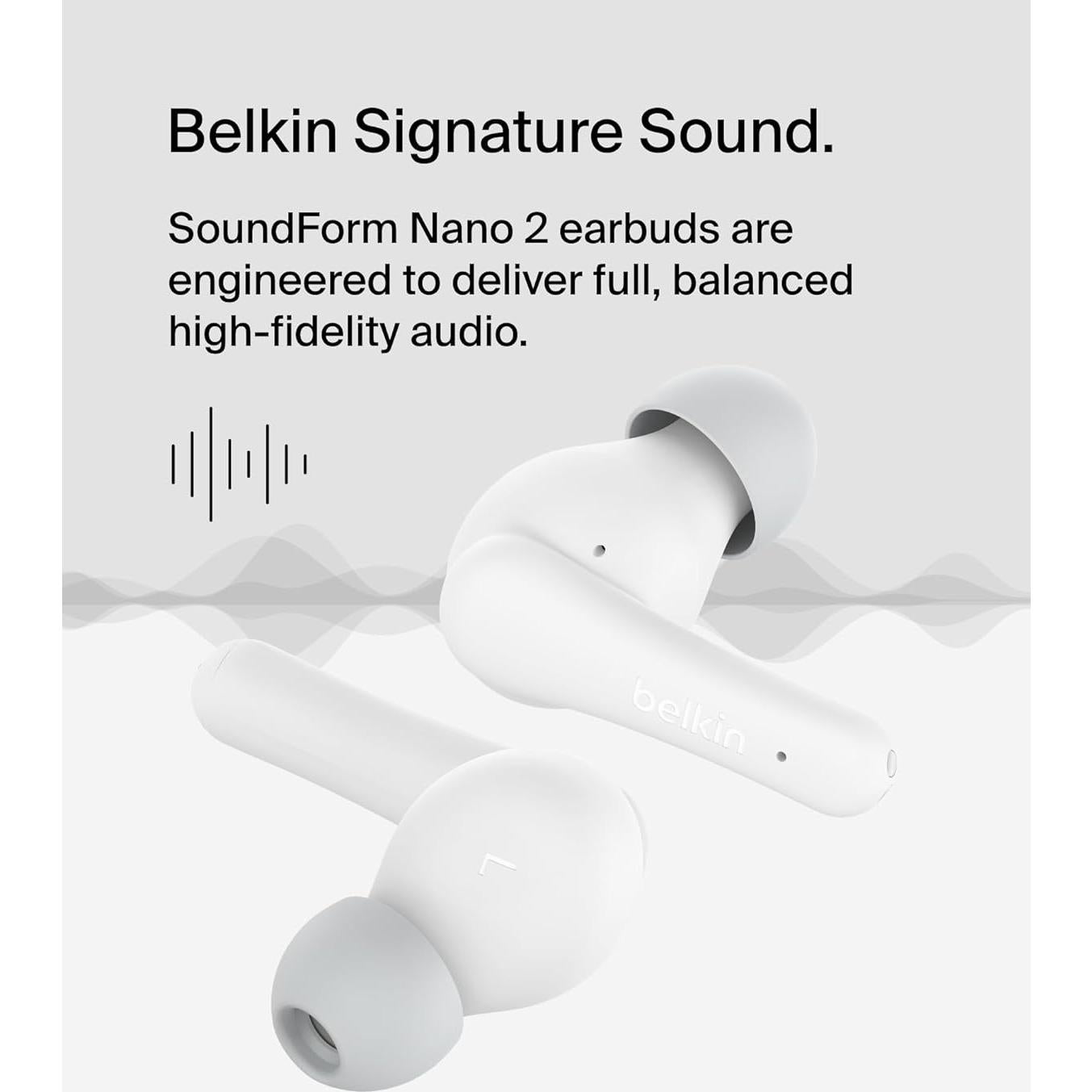 Auriculares Bluetooth Belkin SoundForm Nano 2 Niños 28H Batería