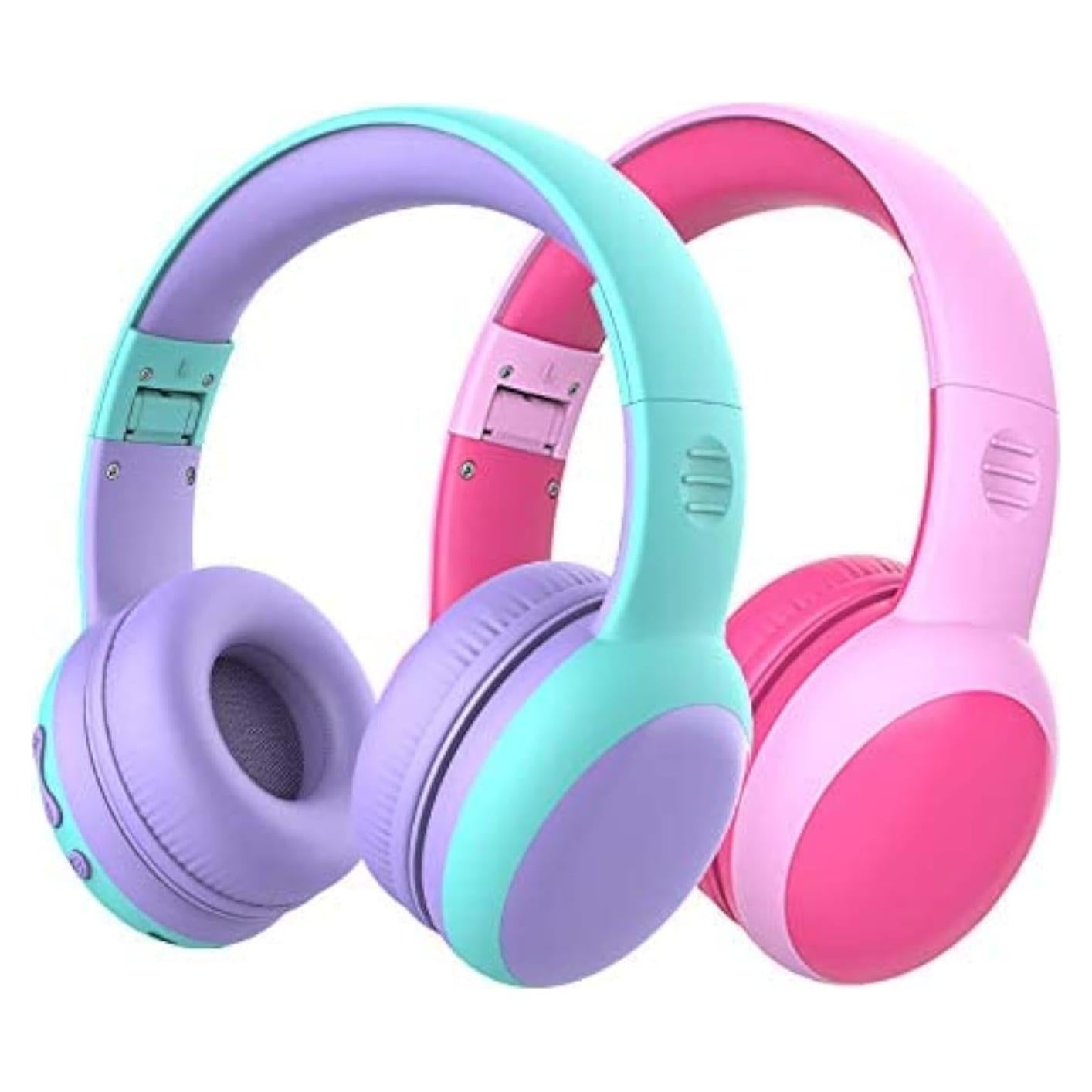 Auriculares Bluetooth gorsun E61 para Niños Rosa y Morado