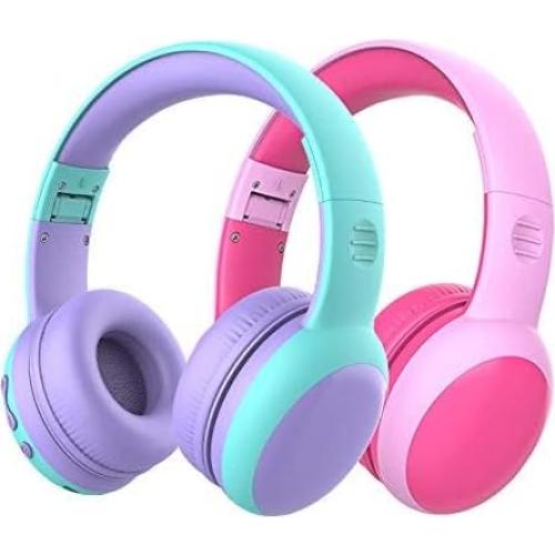 Auriculares Bluetooth gorsun E61 para Niños Rosa y Morado