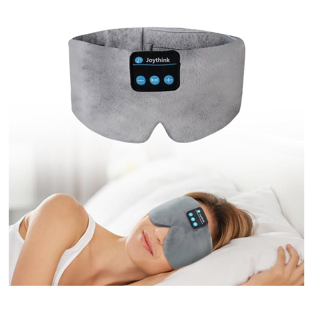 Máscara para Dormir Bluetooth Joythink Gris con Auriculares