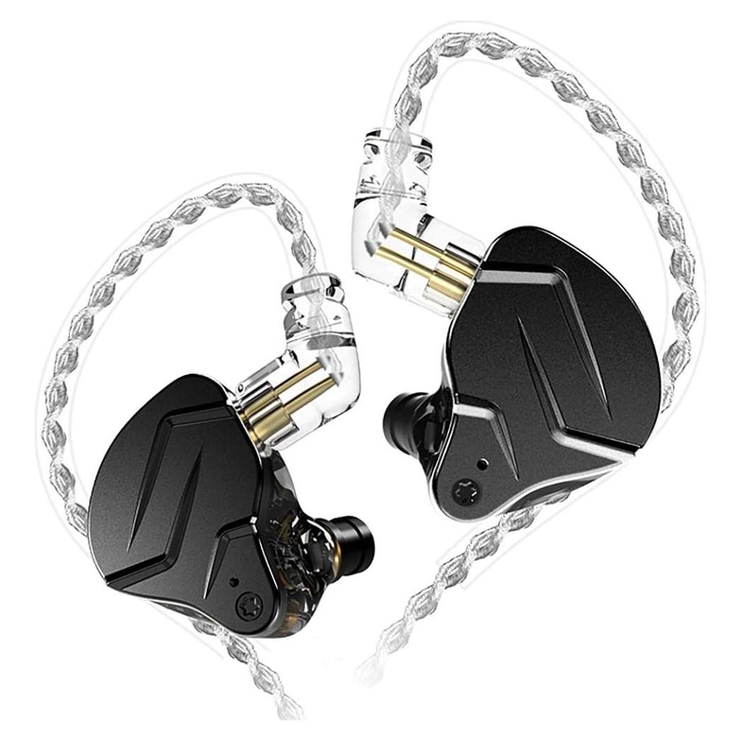 Auriculares In-Ear KZ ZSN PRO X 1BA+1DD HiFi Cableado Negro