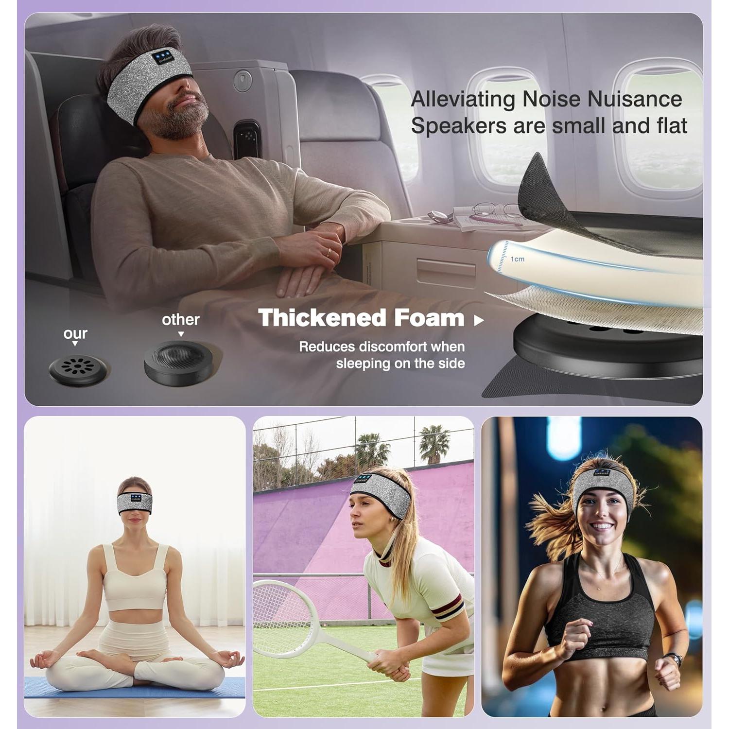 Auriculares Bluetooth 5.4 LC-dolida con Banda para la Cabeza