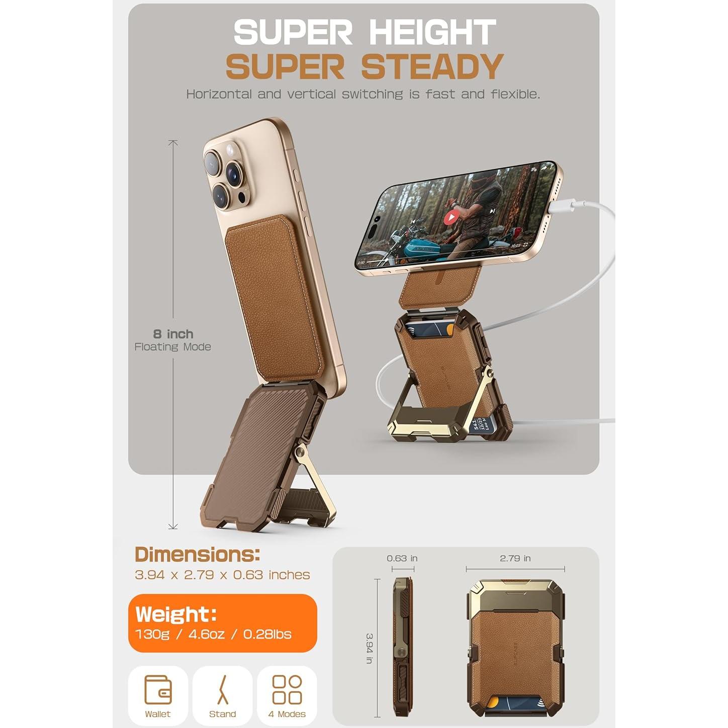 Cartera Magnética de Cuero Genuino SUPCASE para iPhone