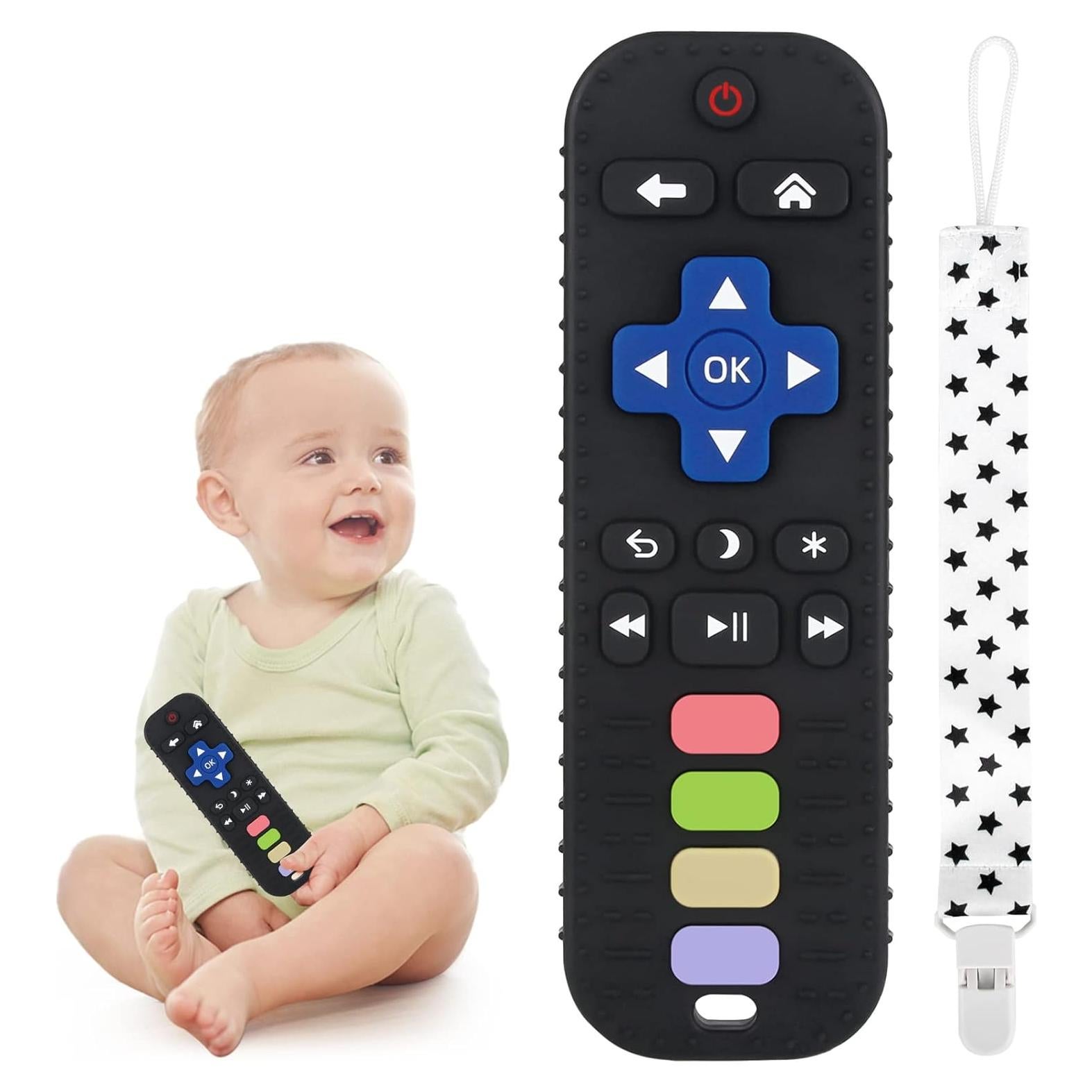 Mordedor para Bebés Chuya Baby Control Remoto Negro 3-24 Meses