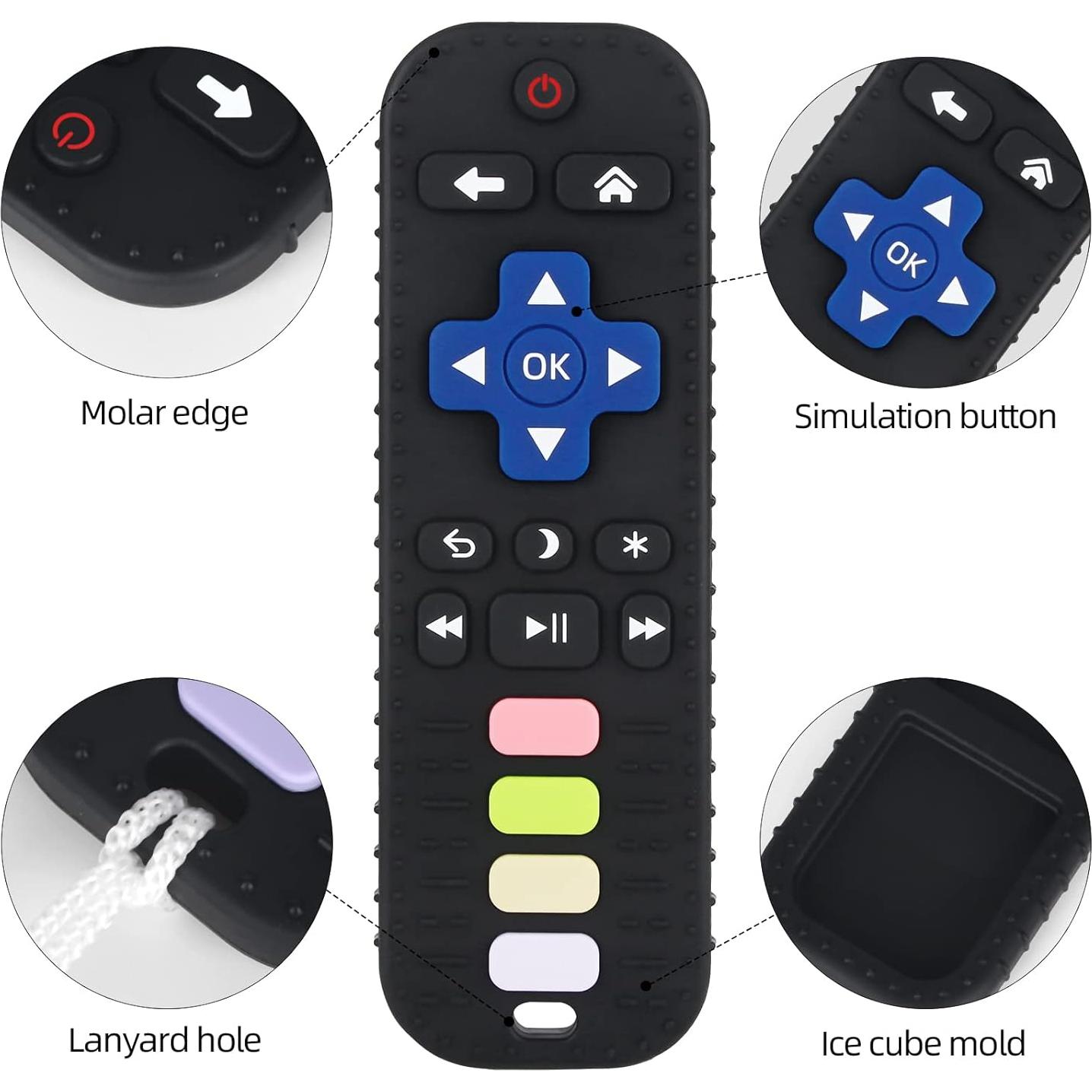 Mordedor para Bebés Chuya Baby Control Remoto Negro 3-24 Meses