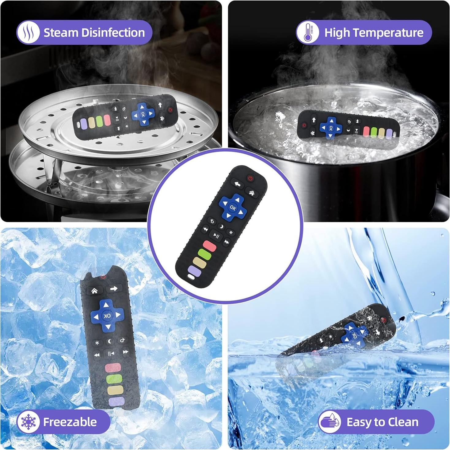 Mordedor para Bebés Chuya Baby Control Remoto Negro 3-24 Meses