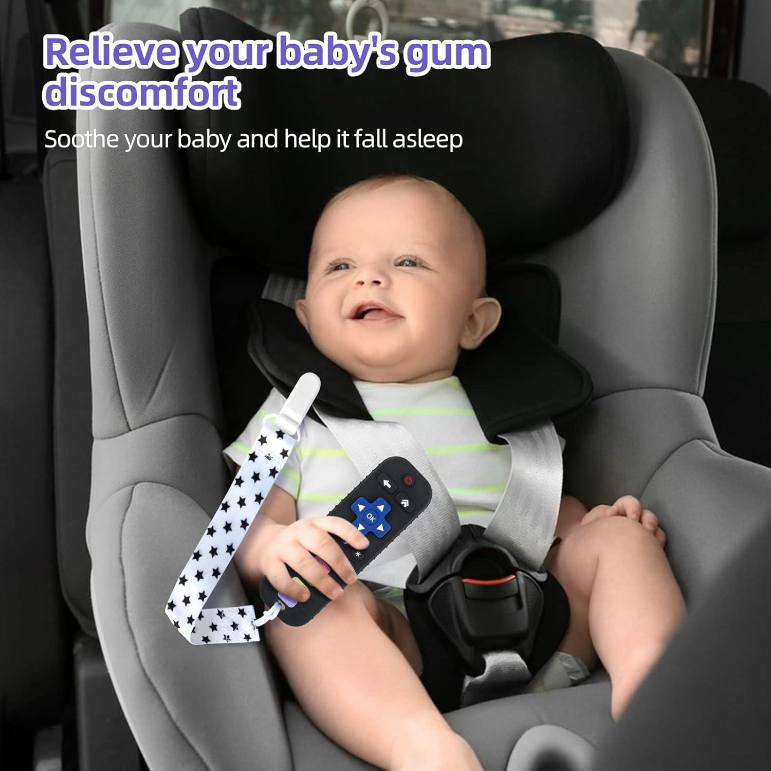 Mordedor para Bebés Chuya Baby Control Remoto Negro 3-24 Meses