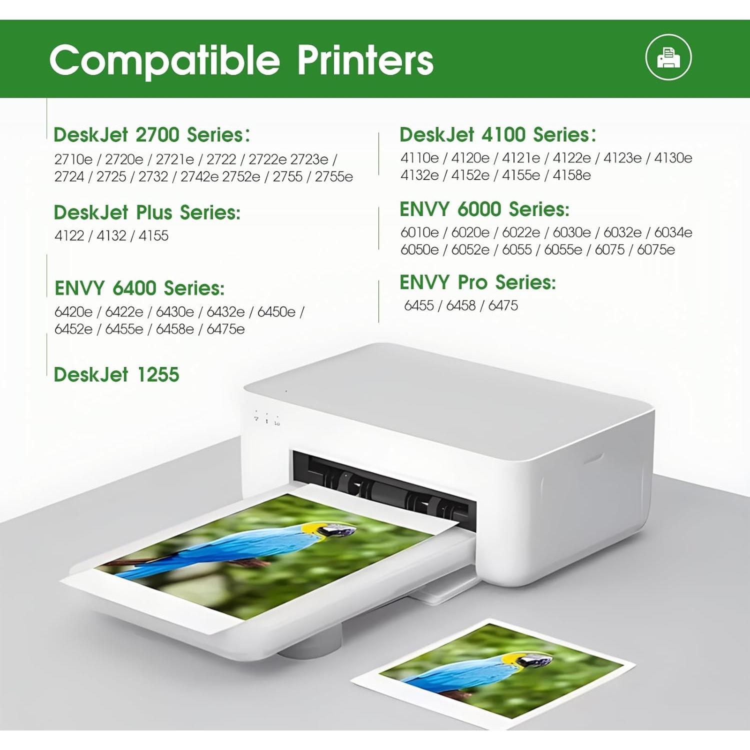 Cartucho de Tinta Remanufacturado LLAOLLAO 67XL Negro y Tricolor