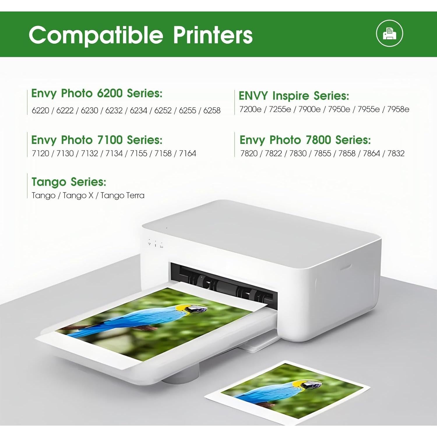 Paquete combinado de cartuchos de tinta 64XL LLAOLLAO Negro y Color