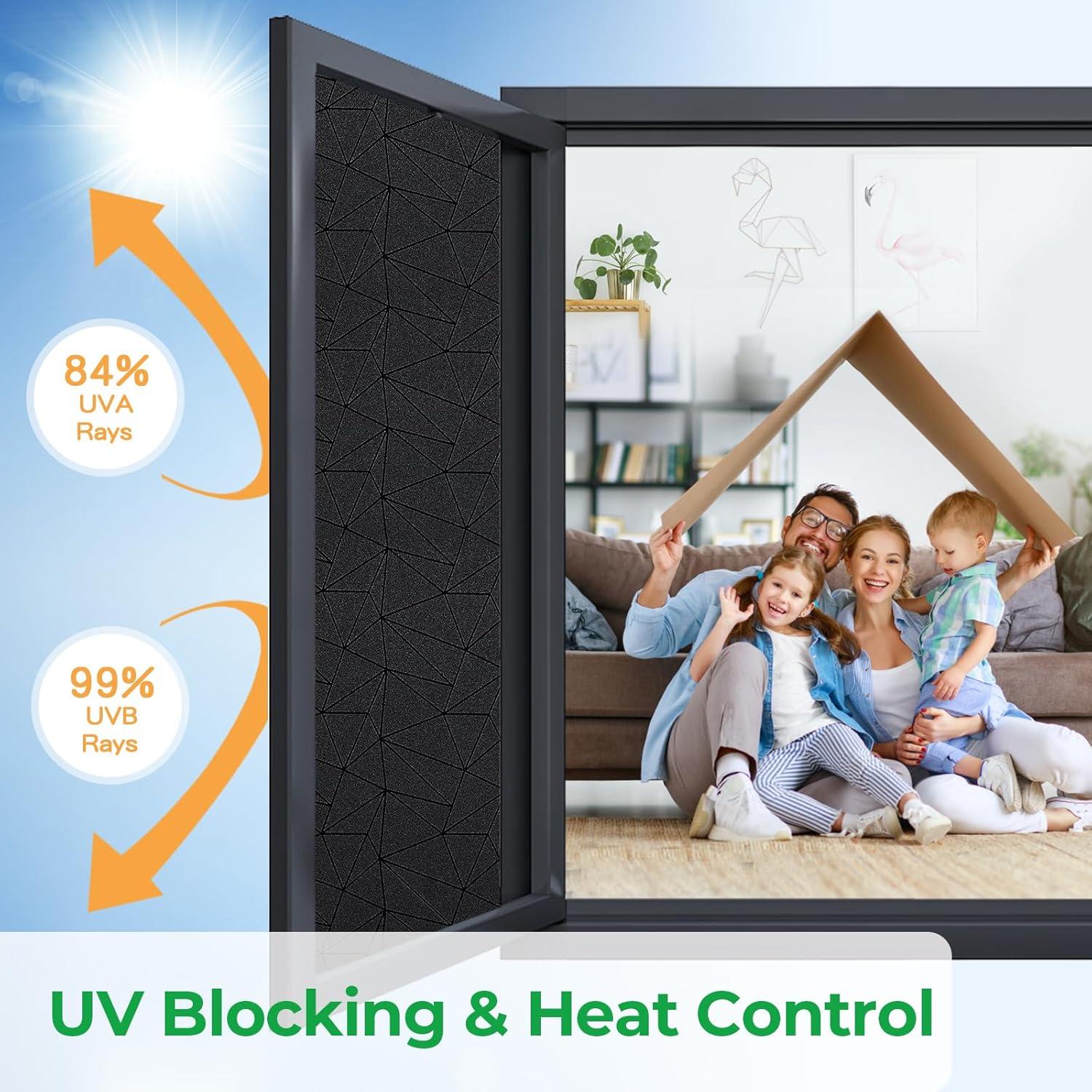 Película de Privacidad Coavas Blackout 30x200 cm Vinilo