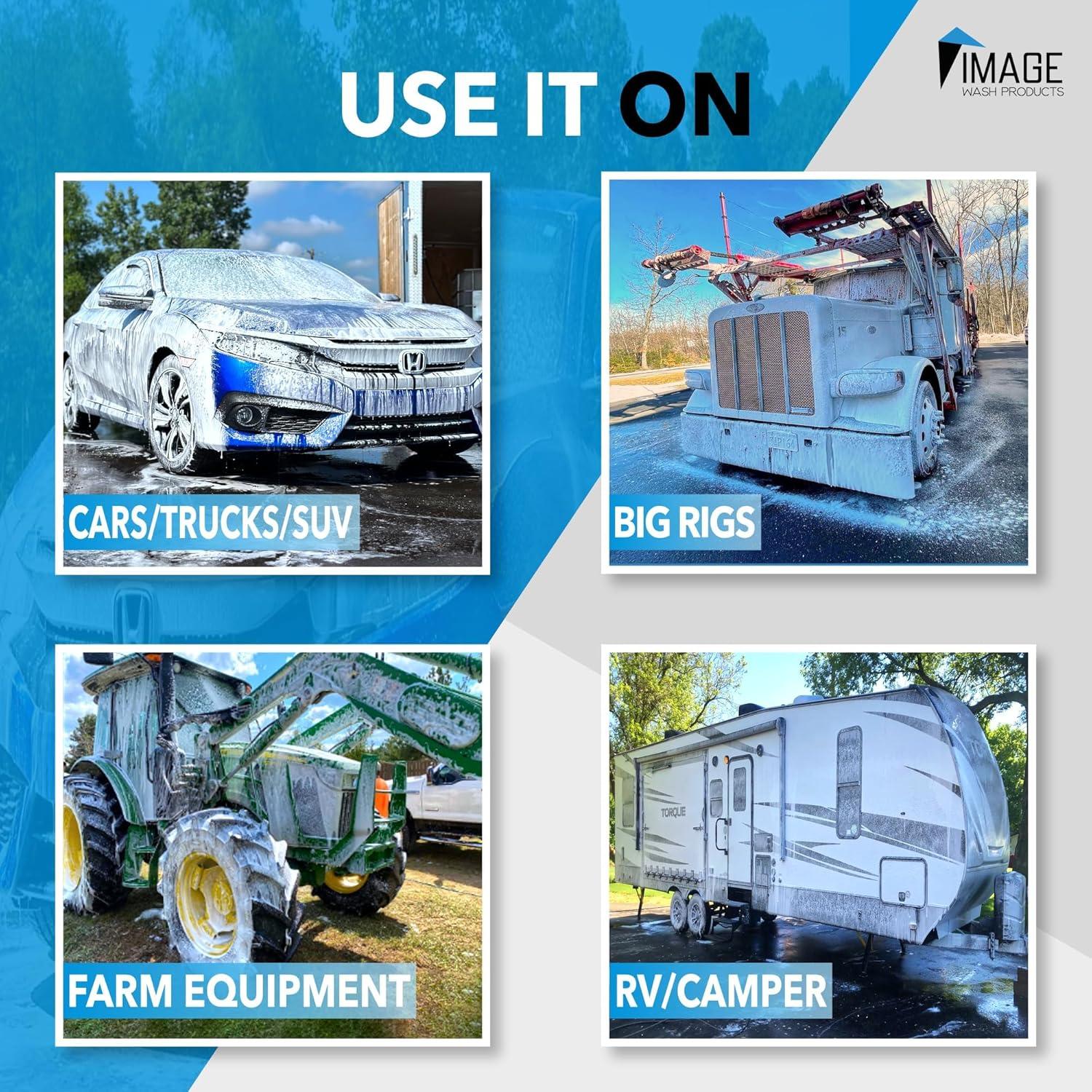 Cera Espumable Image Wash 473ml para Automóviles y Camiones