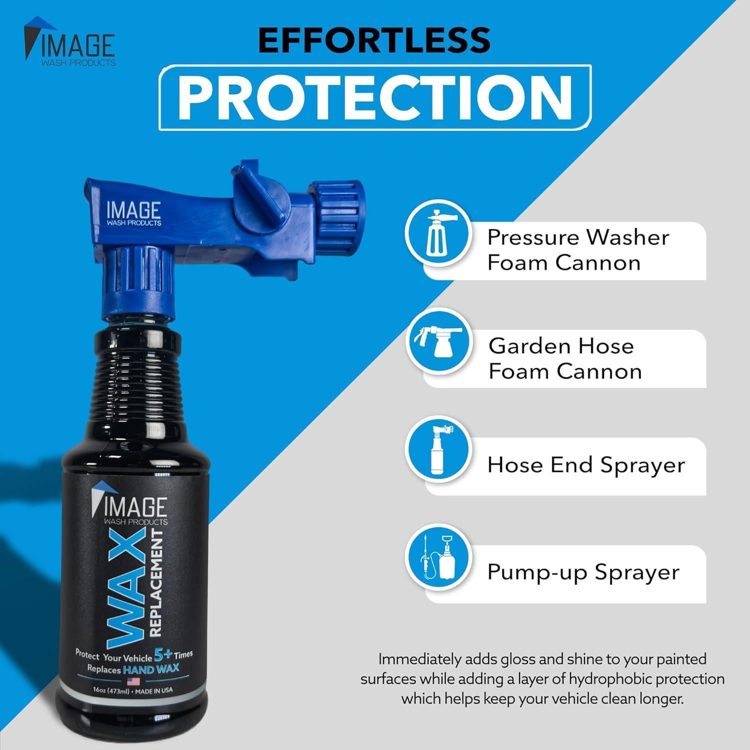 Cera Espumable Image Wash 473ml para Automóviles y Camiones