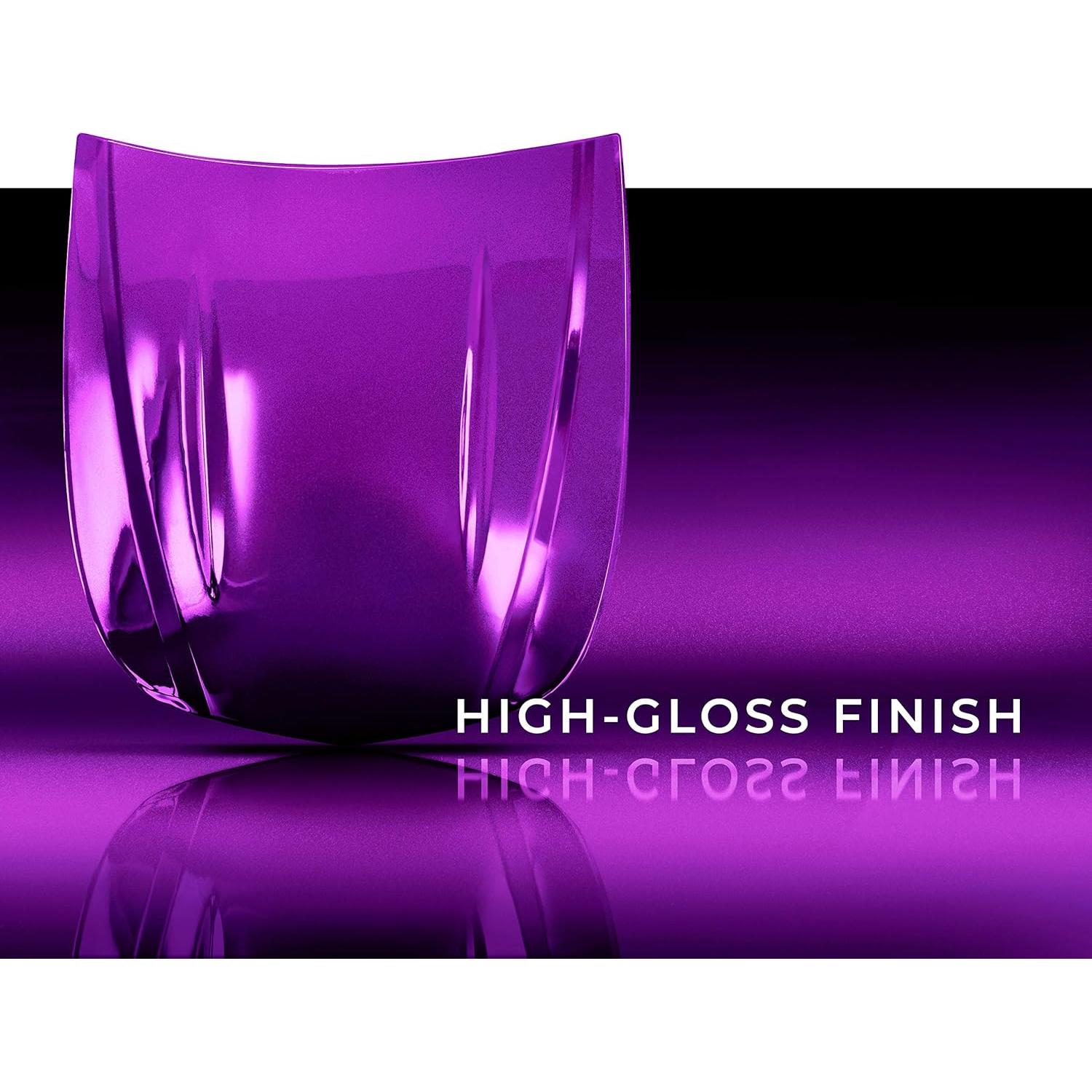 Vinilo VViViD Ultra Gloss Púrpura 0.3m x 1.5m para Auto