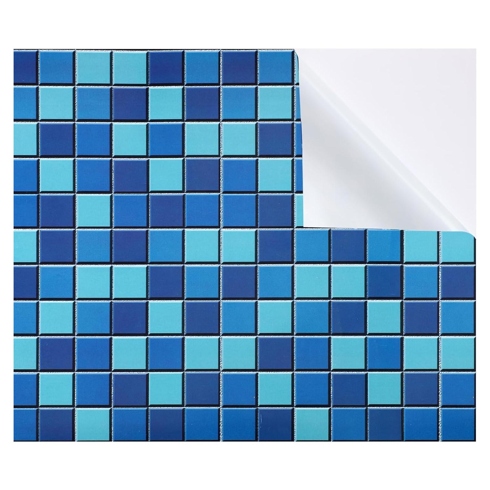 Kit de Parche de Reparación de Vinilo Syhood 71x102cm Azul Verde