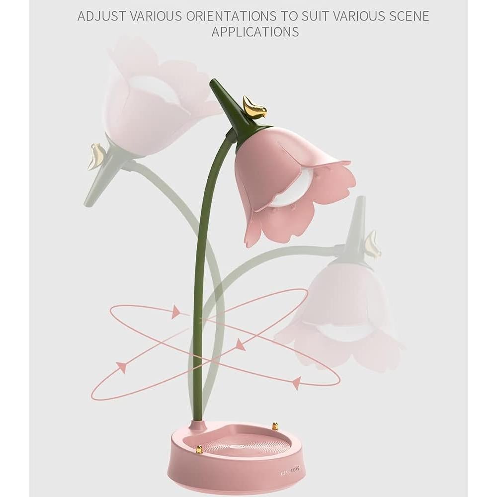 Lámpara de Escritorio LED Inalámbrica Magical JD Rosa