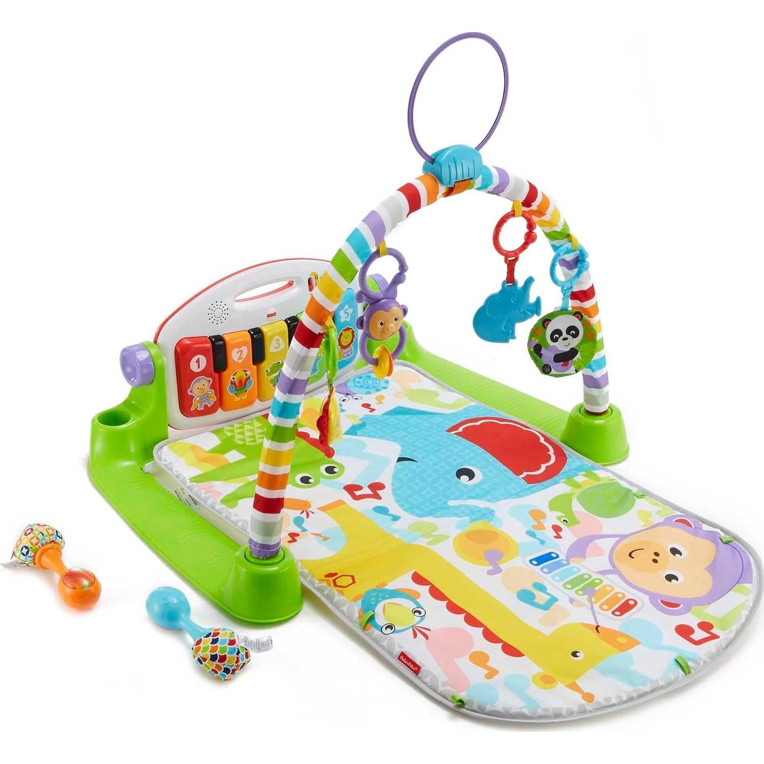 Gimnasio Deluxe Kick & Play Fisher-Price con Maracas Bebé