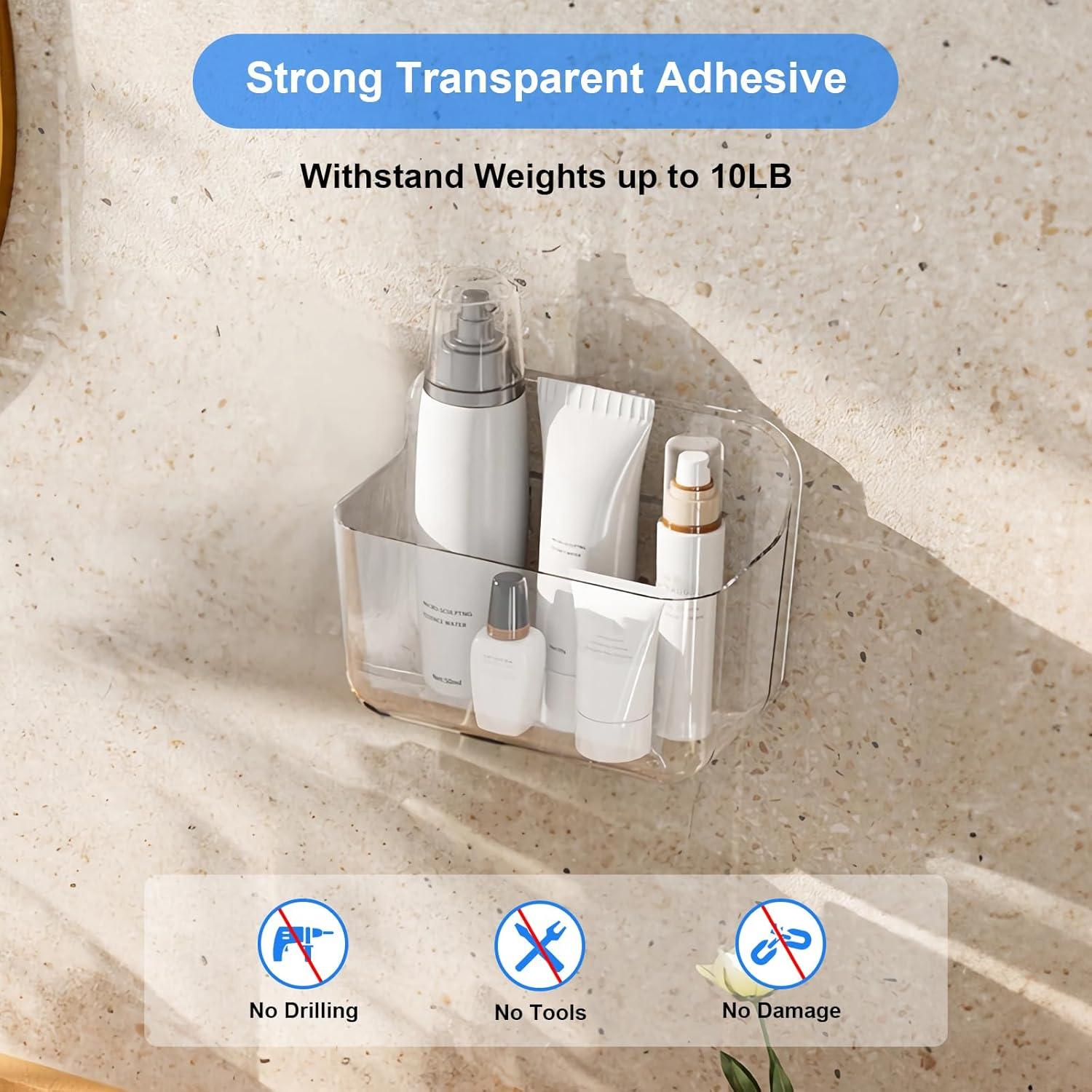 Organizador Autoadhesivo de Acrílico Diesisa 16x6.6 cm 5 kg