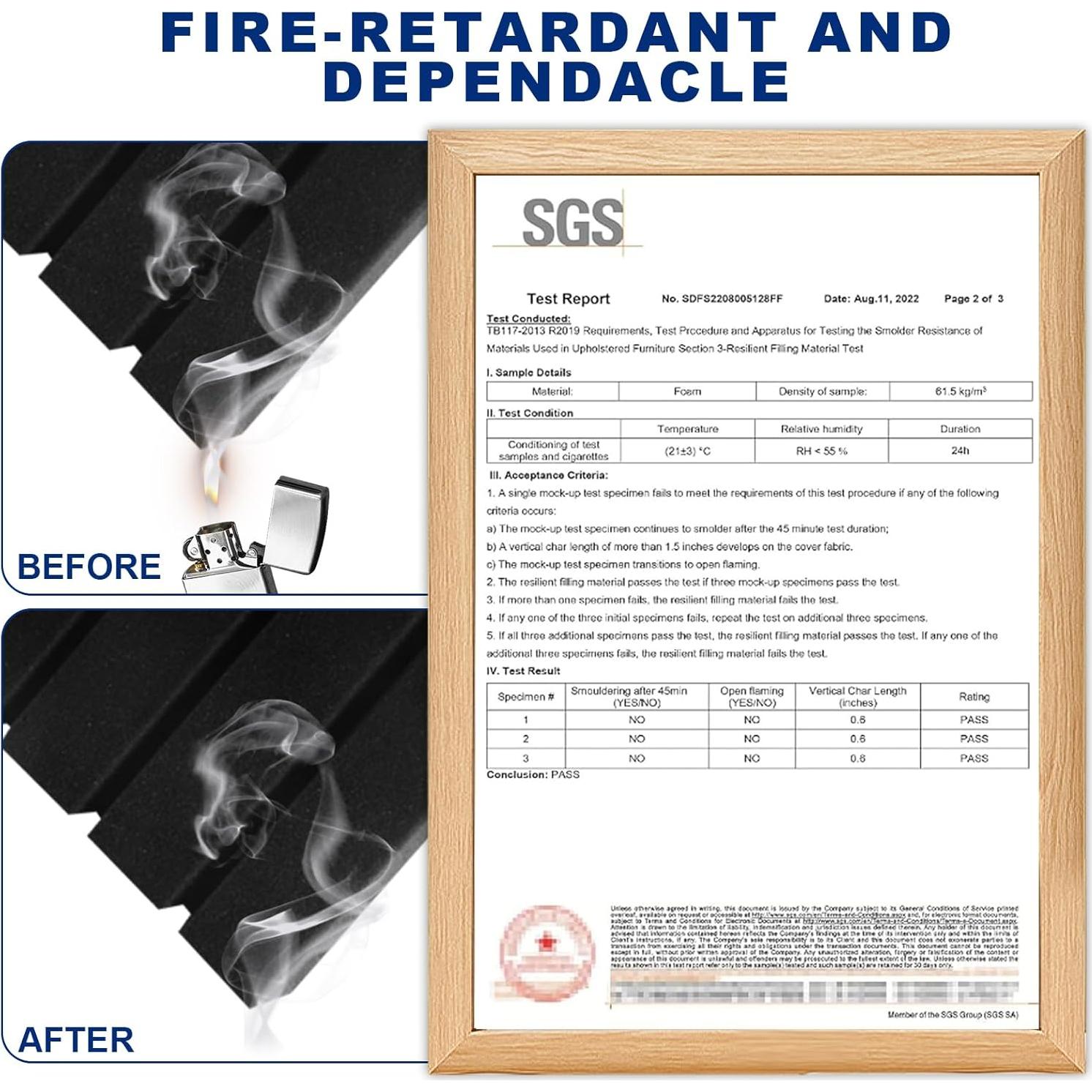 Paneles Acústicos de Espuma Aislante 121.9x61cm - 2 Piezas