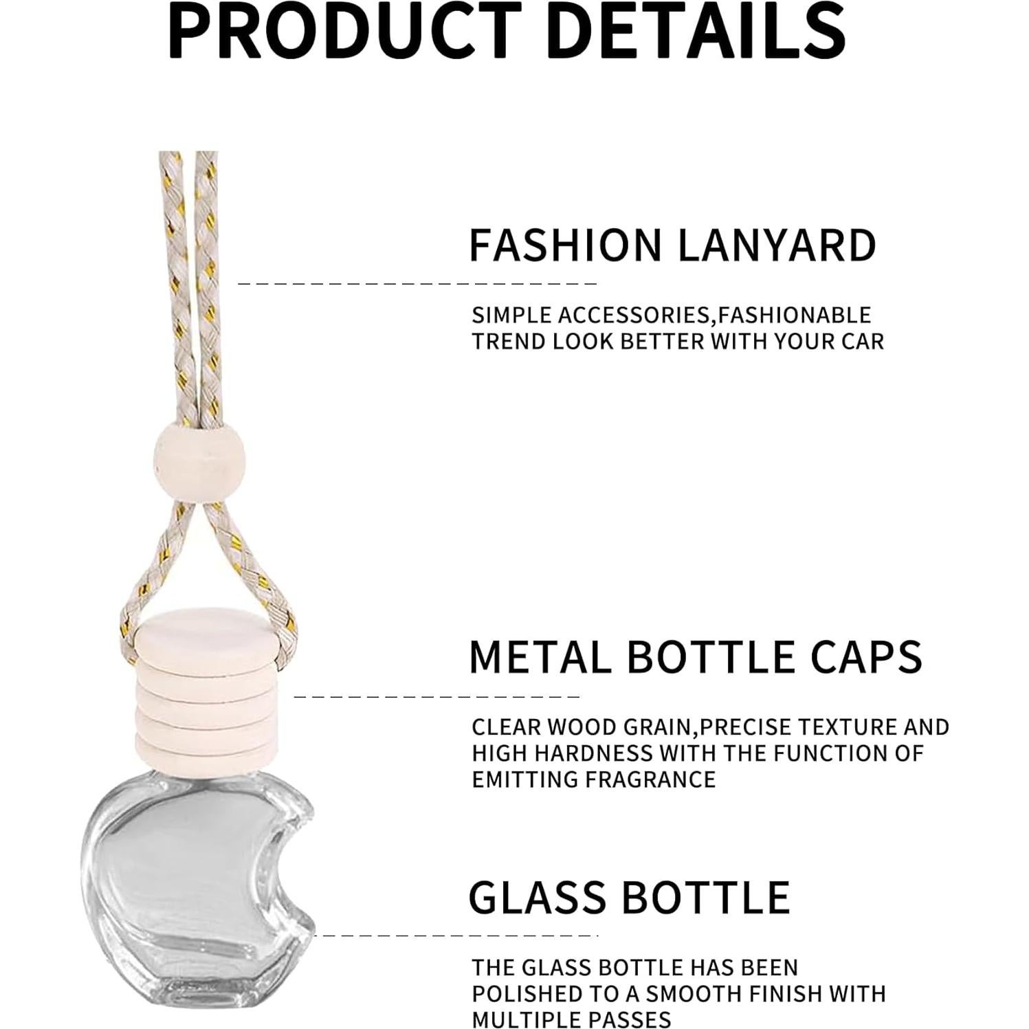 5 Ambientadores de Aire Colgantes Couslcd 8ml Manzana