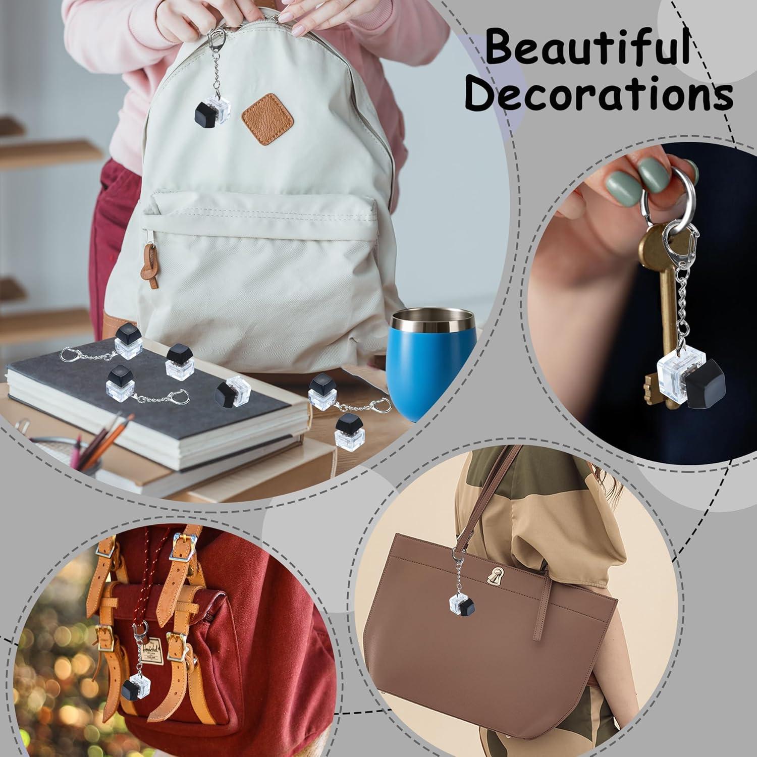 Paquete de 6 Juguetes Antiestrés de Teclado XiawaLangzhuo Negro